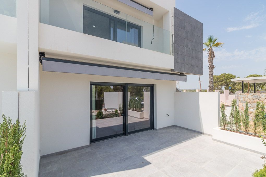 Electric blind detail on window in new-build bungalow, Los Balcones, Torrevieja