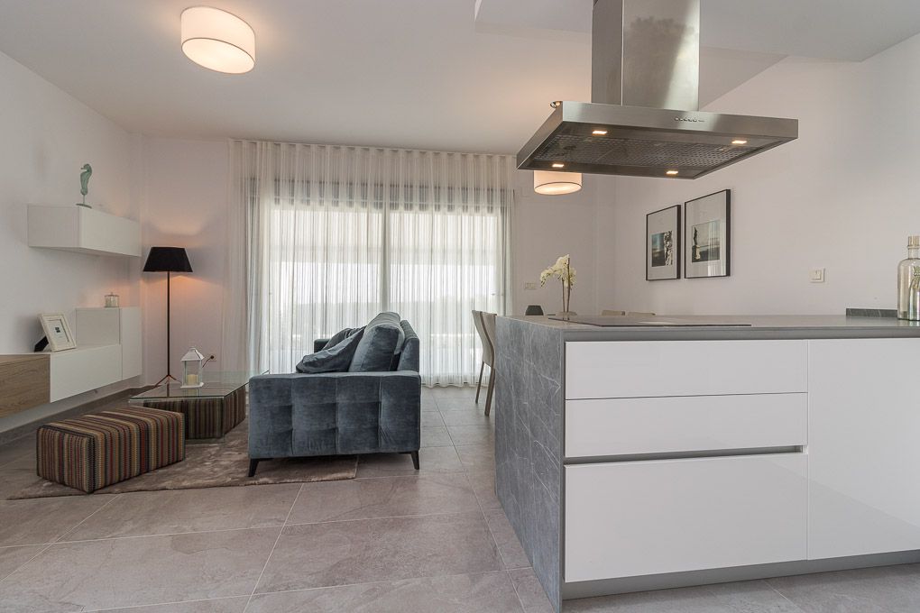Interior corridor in new-build bungalow, Los Balcones, Torrevieja