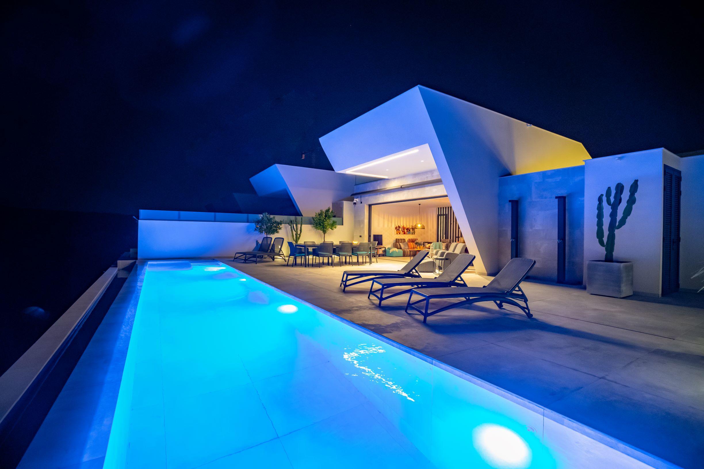 Render of dining area in 4-bedroom villa, Campo de Golf La Marquesa
