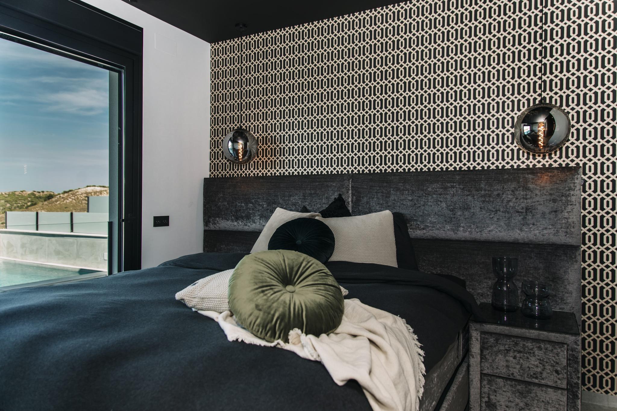 Render of master bedroom in 4-bedroom villa, Campo de Golf La Marquesa