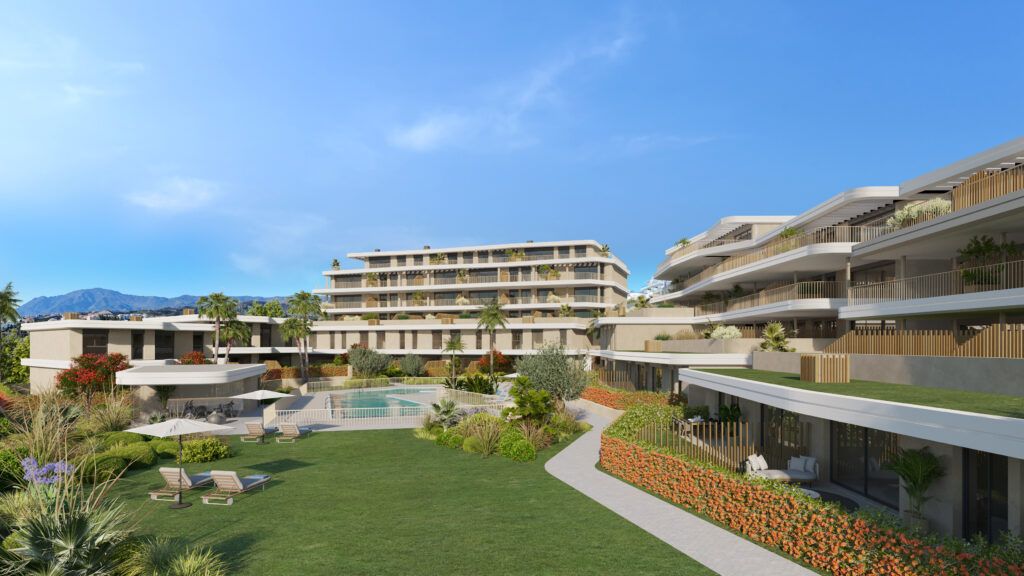 Living room with natural light in 2-bedroom new-build apartment, Bel-Air-Cancelada-Saladillo