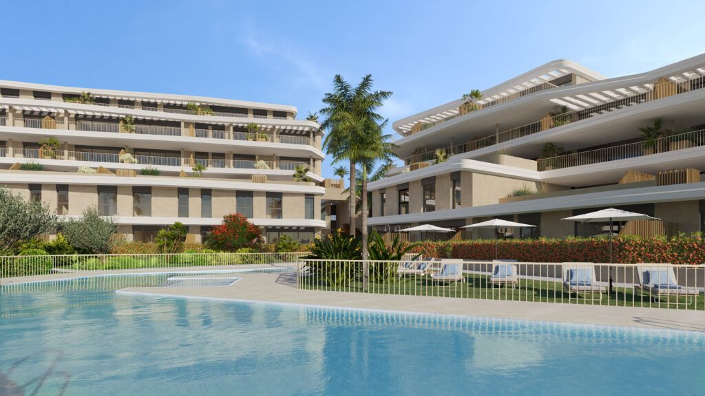 Detail of porcelain tile flooring in new-build apartment, Bel-Air-Cancelada-Saladillo, Estepona