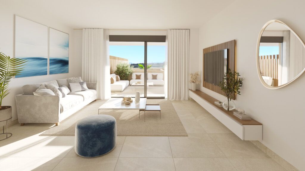 Bathroom with contemporary finishes in new-build apartment, Bel-Air-Cancelada-Saladillo