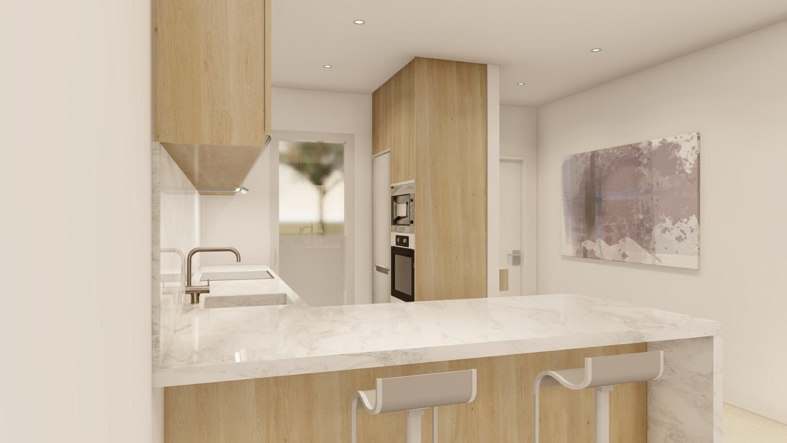 Second view of the penthouse interior, La Torre de la Horadada