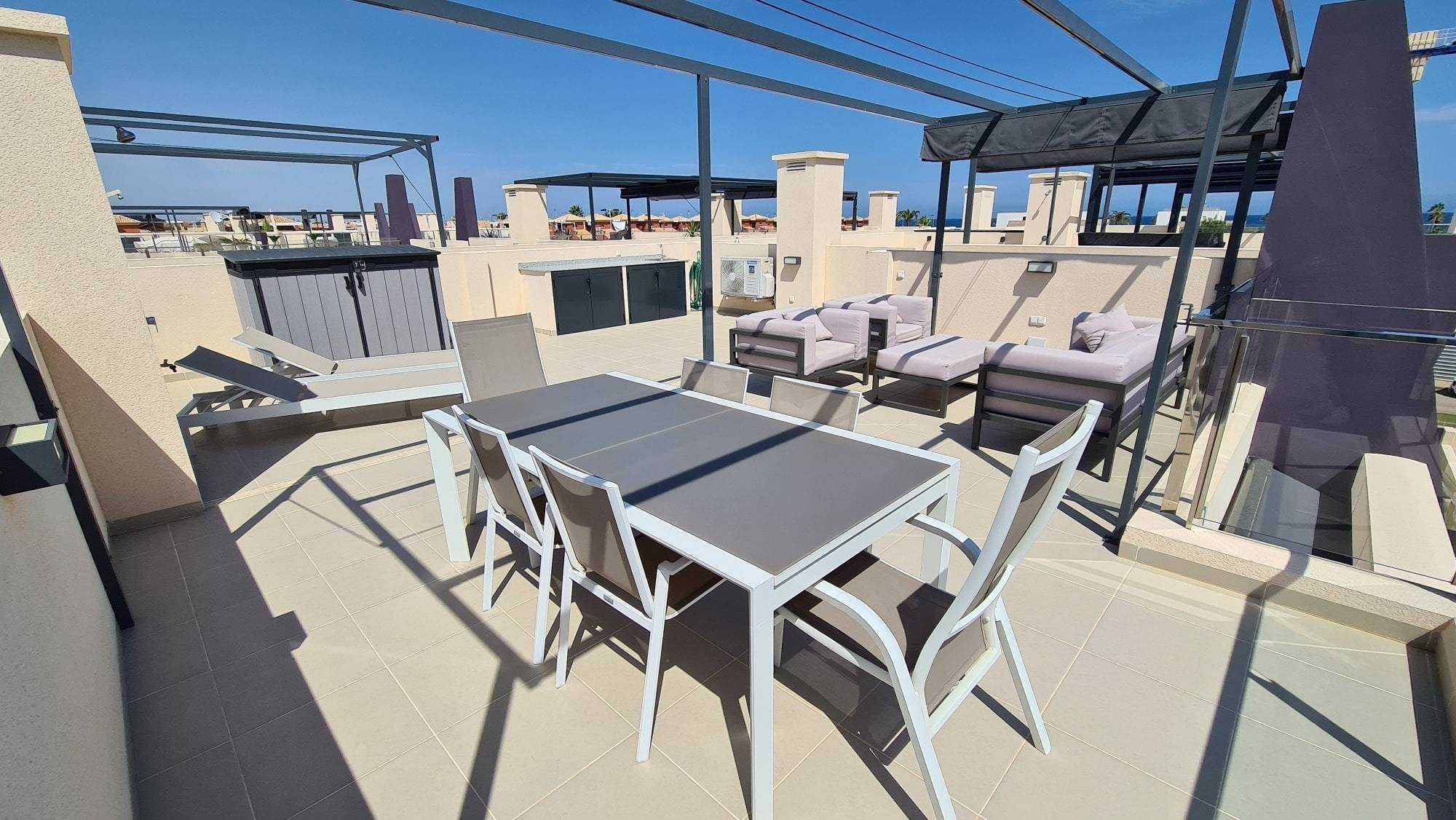 Terrace and outdoor area of bungalow in La Torre de la Horadada