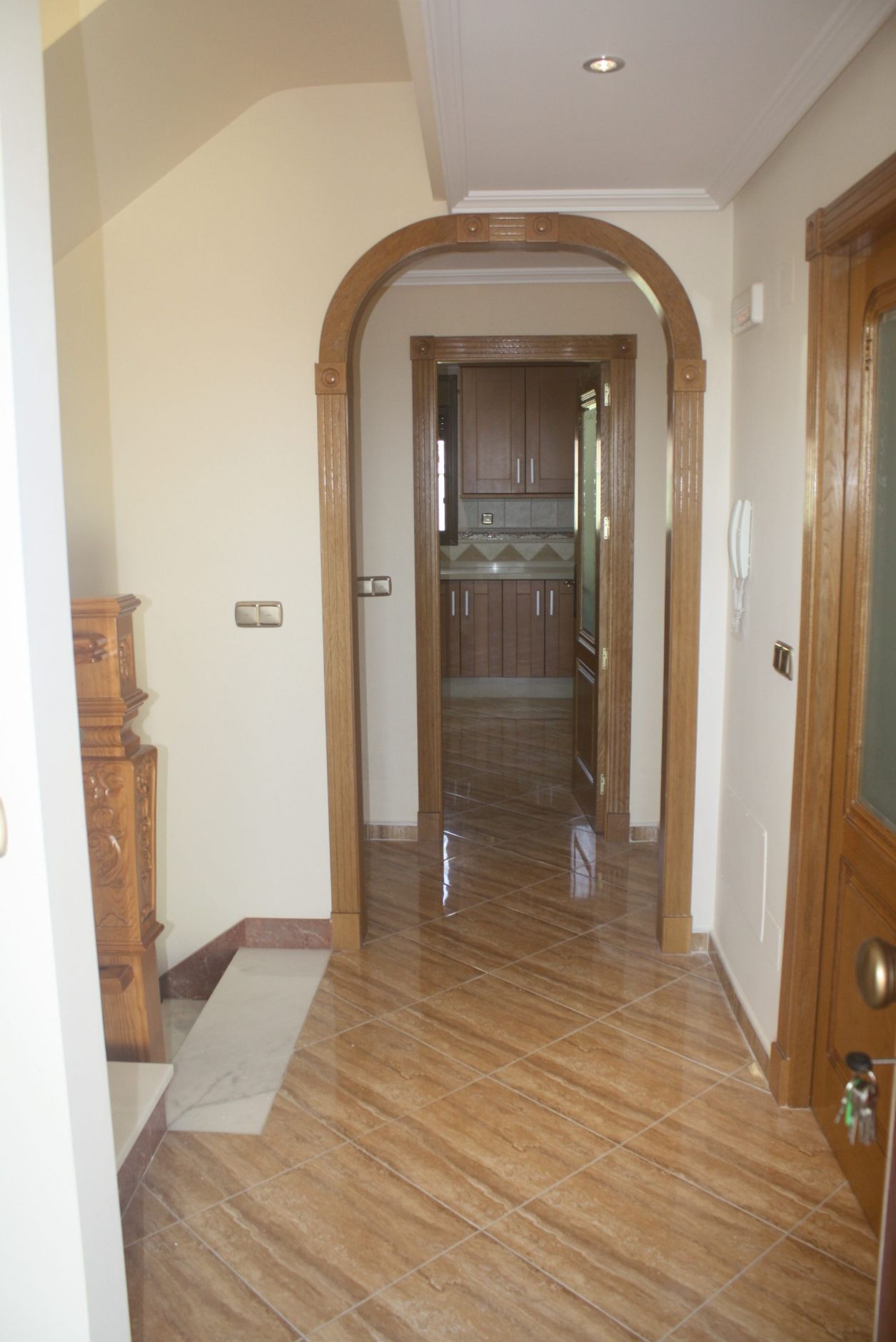 Rear garden and outdoor space of new-build detached villa, Los Balcones, Torrevieja