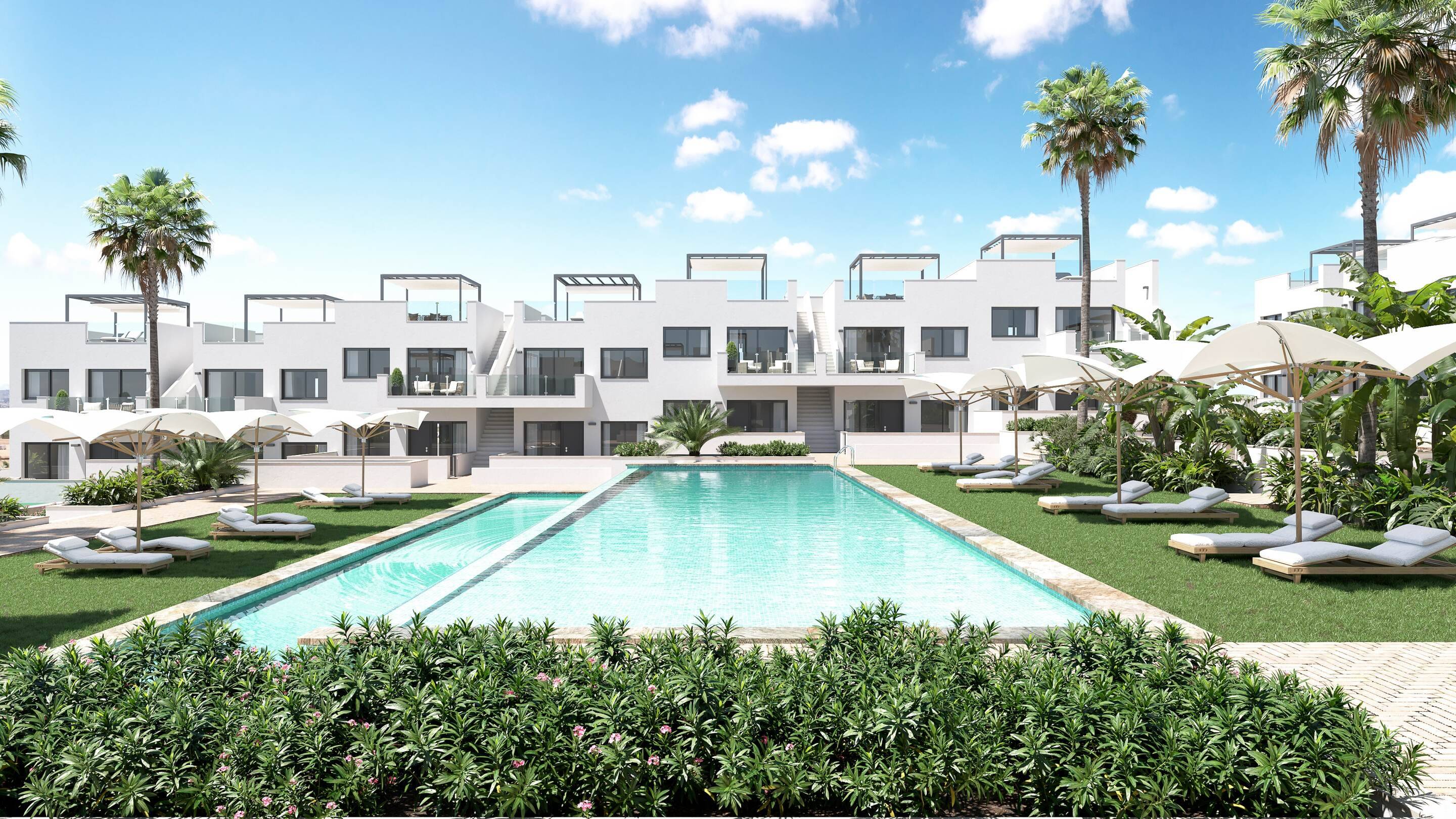 Covered parking area with two allocated spaces, Lago Jardín, Torrevieja