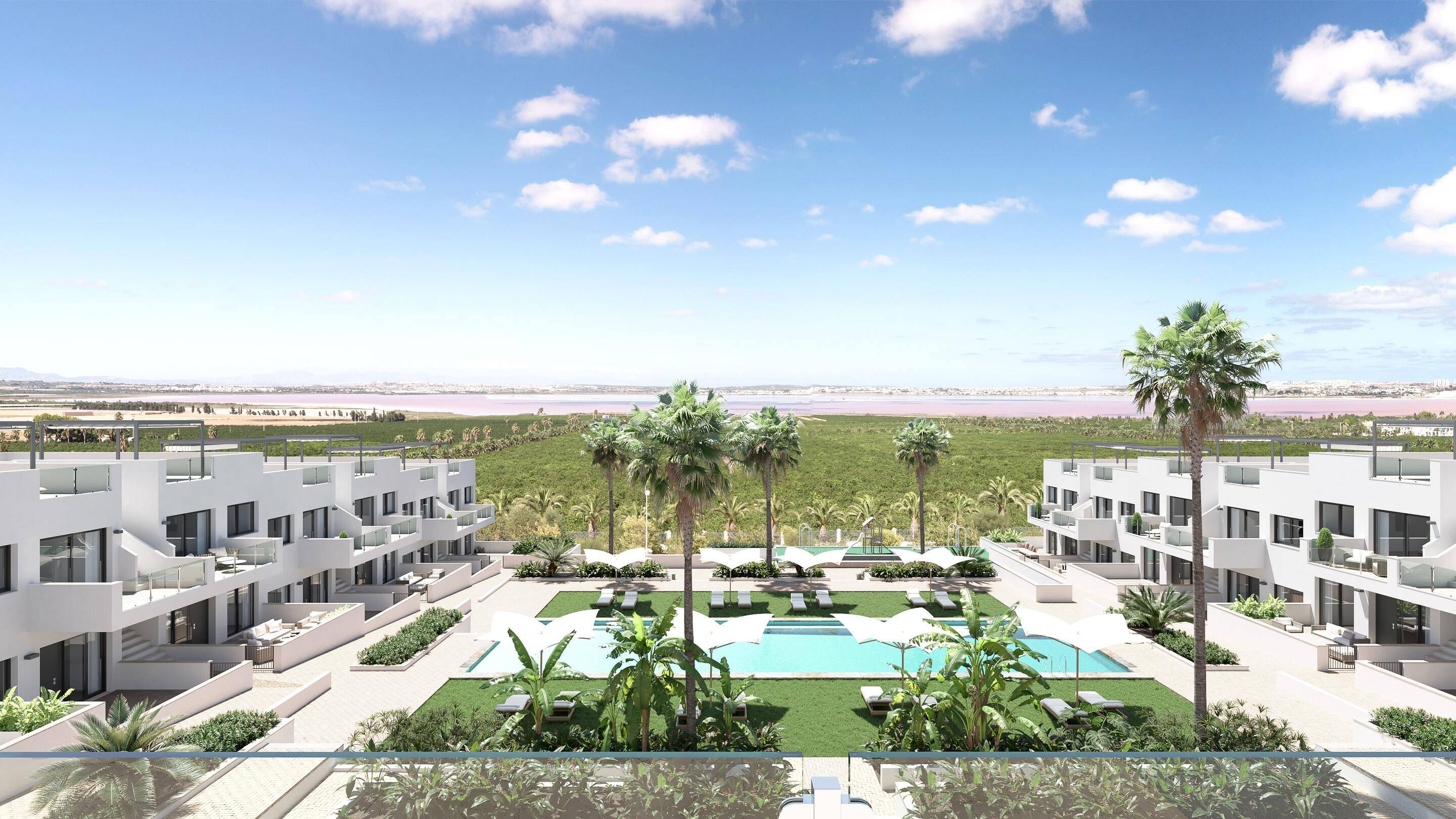 Built-in wardrobes in bedroom, new-build bungalow, Lago Jardín, Torrevieja