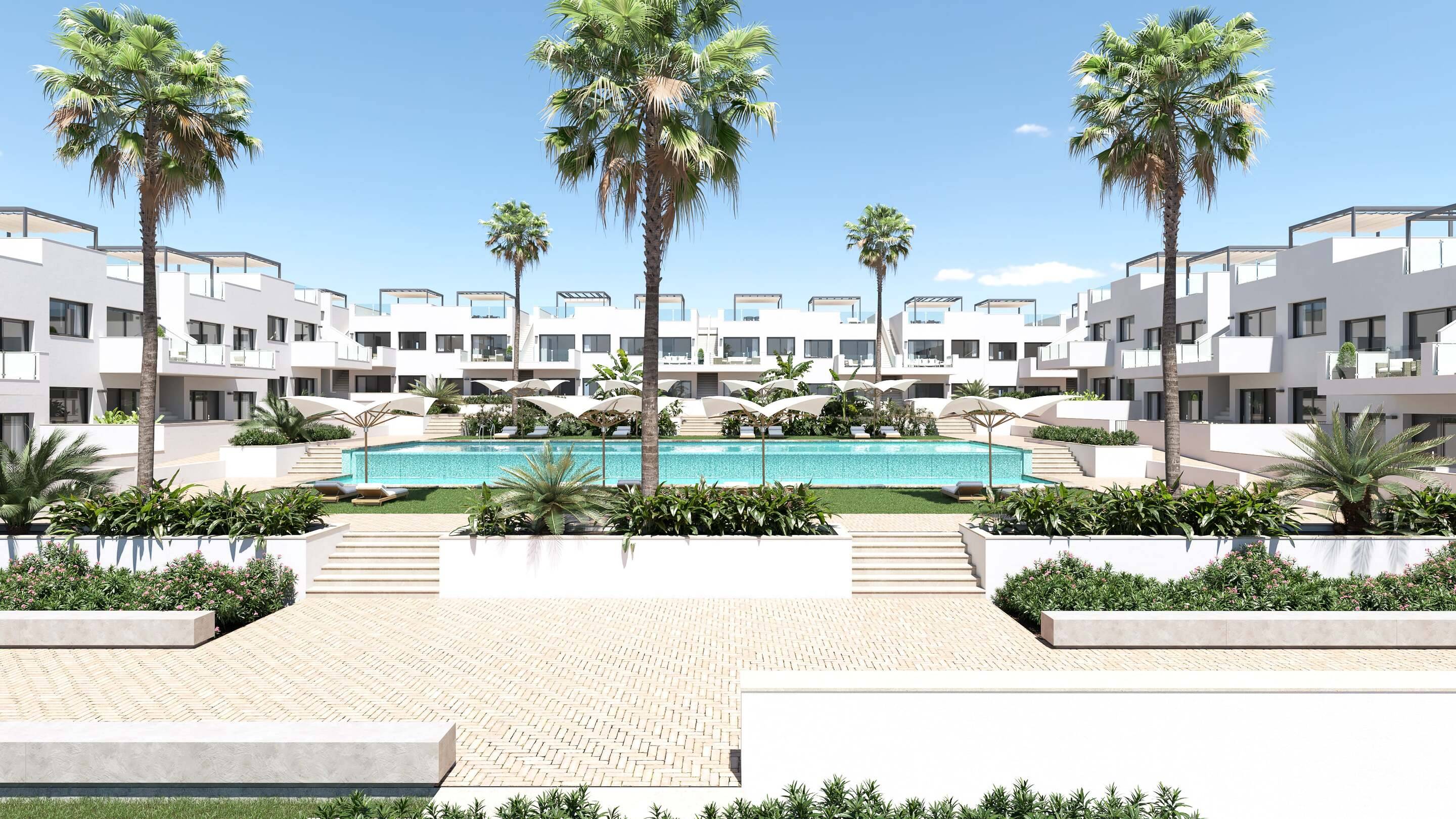 Fitted kitchen with appliances in new-build ground-floor bungalow, Lago Jardín, Torrevieja