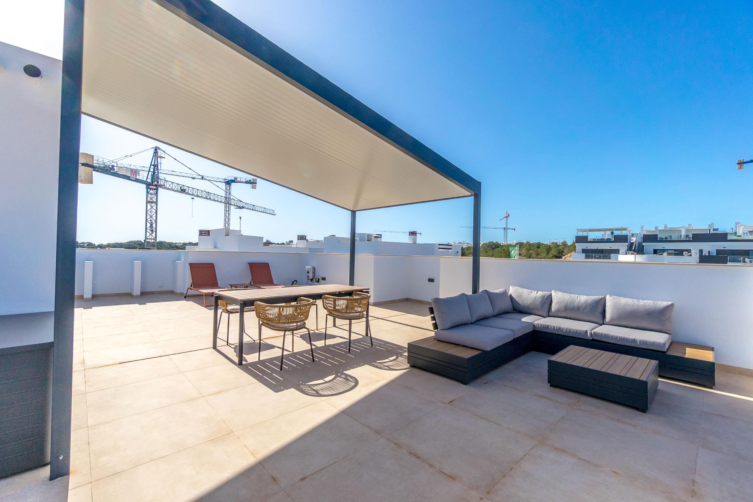 Architectural render showing development layout and landscaping, Lago Jardín, Torrevieja