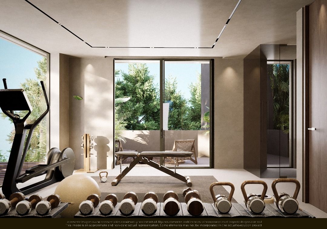Front facade of 7-bedroom new-build villa in Las Brisas, Marbella