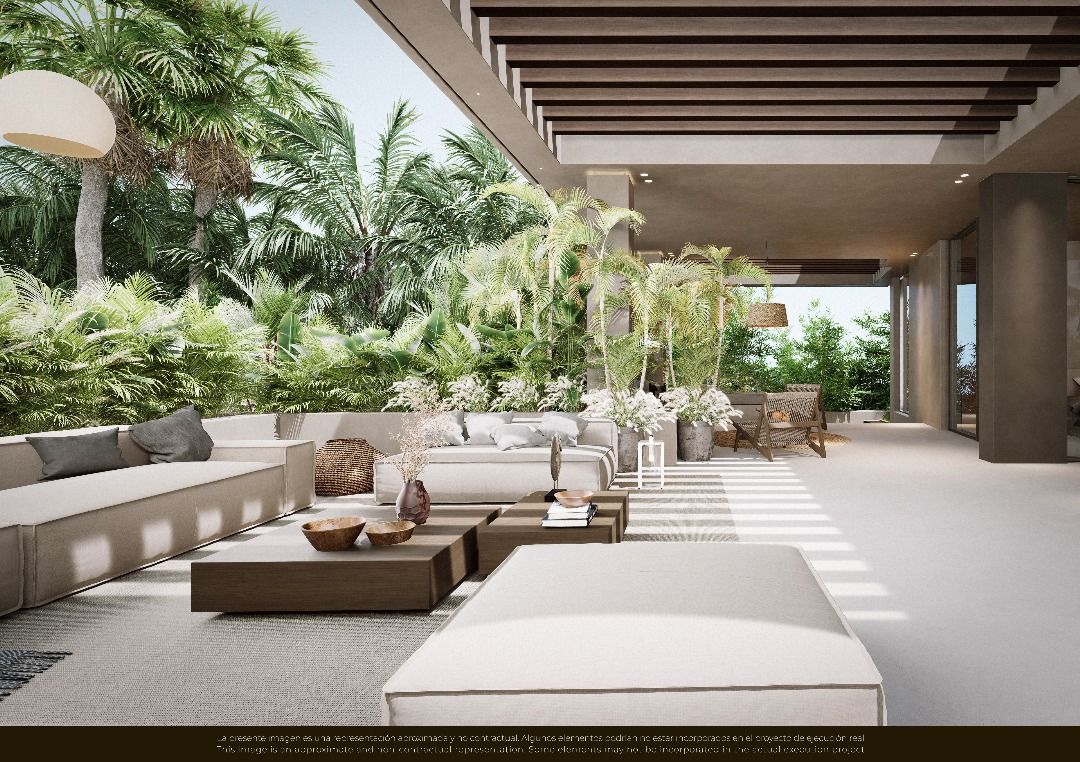 Interior living space in 7-bedroom villa, Las Brisas, Marbella