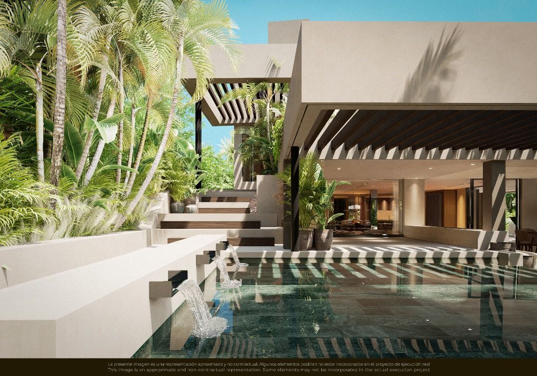 Upper-floor terrace with valley views in Las Brisas villa, Marbella
