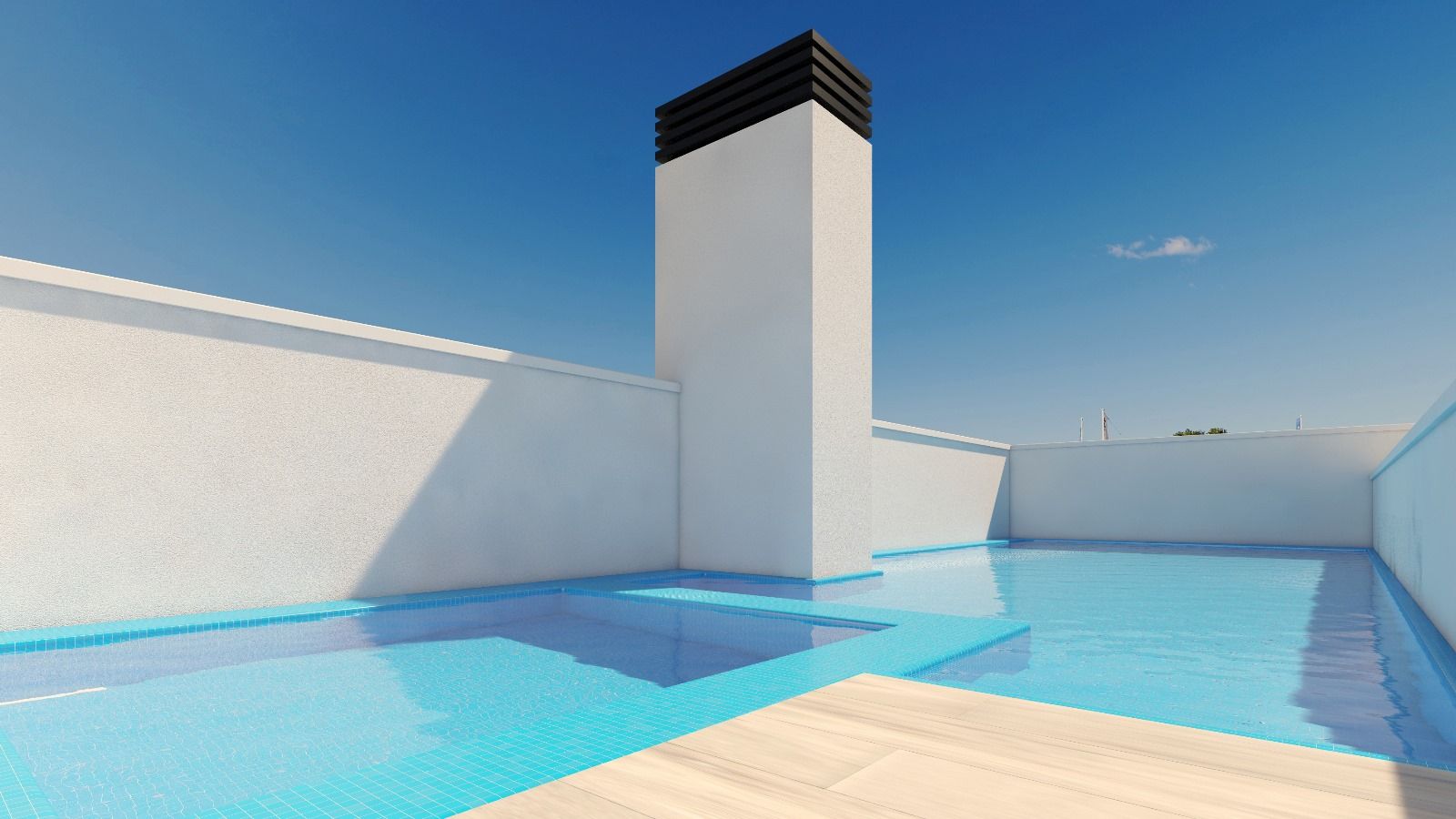 Open-plan living and dining area in ground-floor new-build apartment, Playa del Cura, Torrevieja