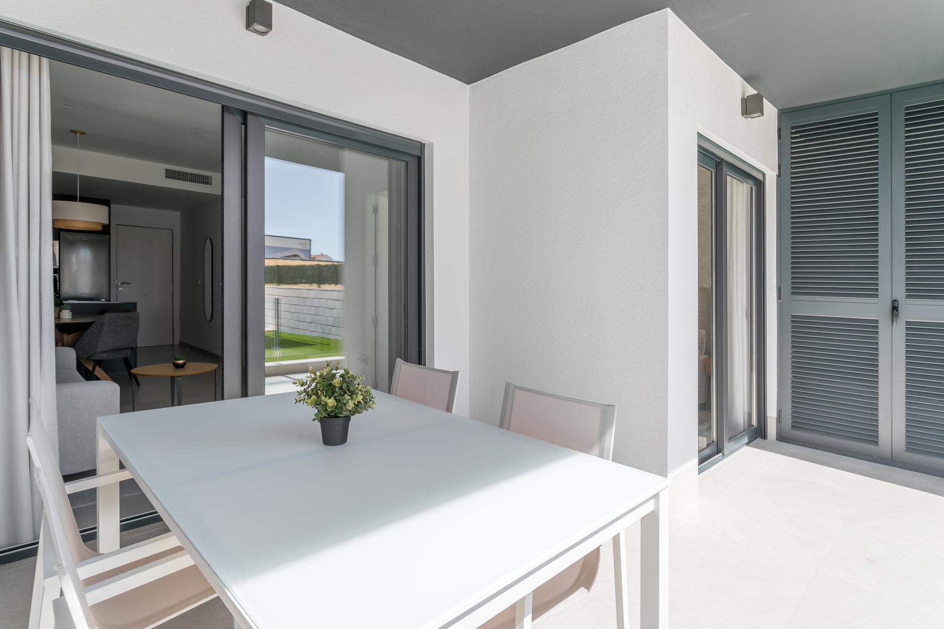 Internal stairwell of residential complex, Sector 25, Torrevieja