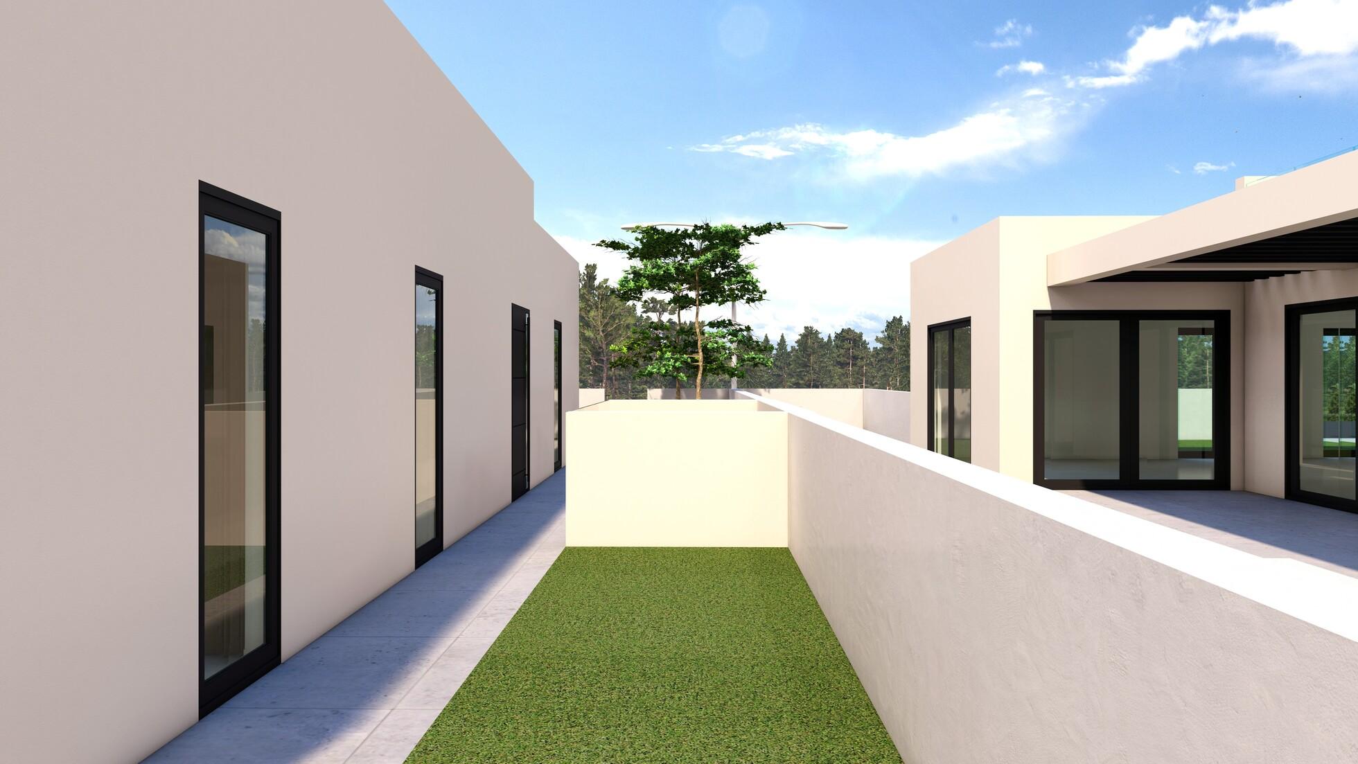 Bedroom with built-in wardrobes in 3-bedroom villa, Finestrat