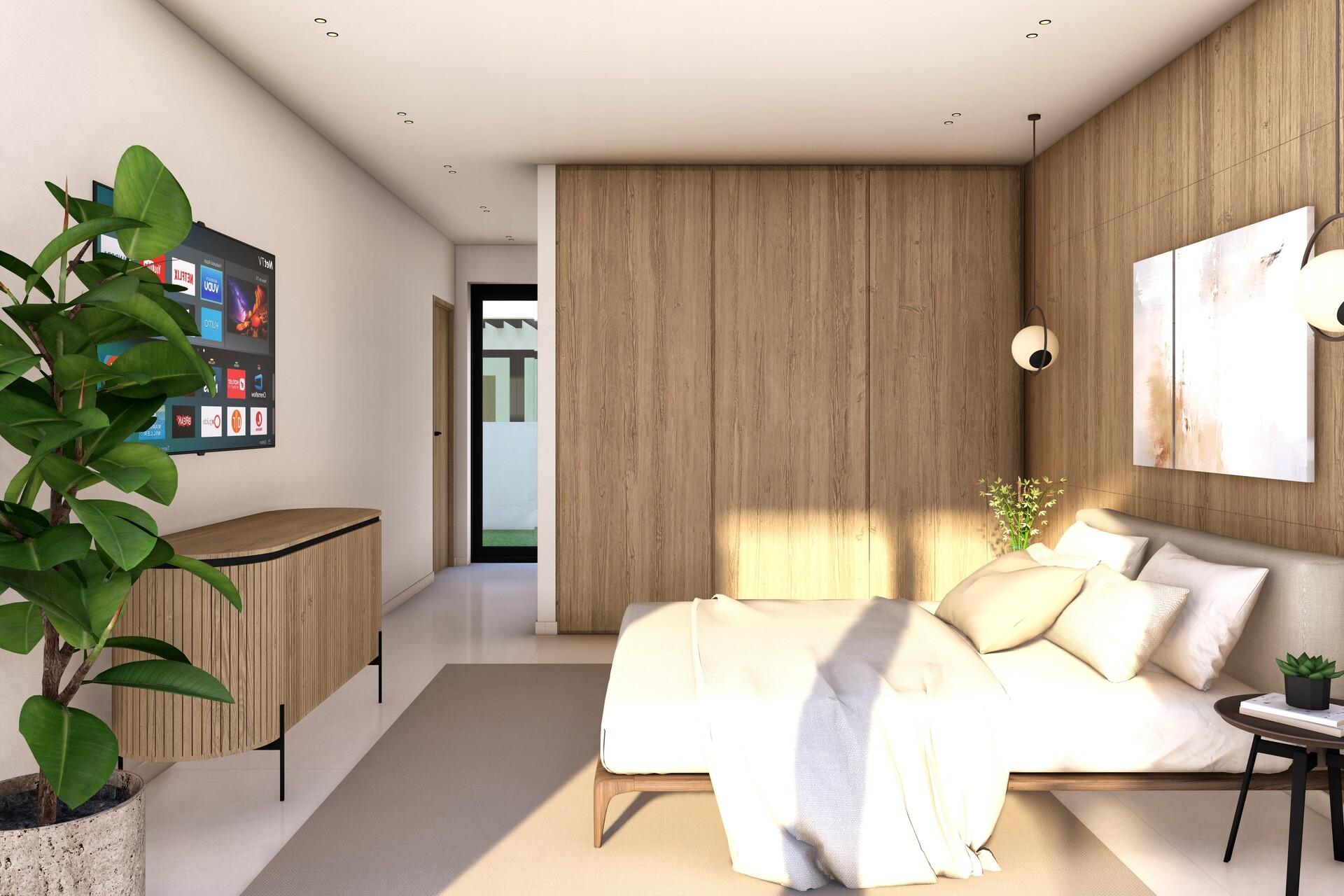 Rear garden and outdoor space in 3-bedroom villa, Camporrosso Village