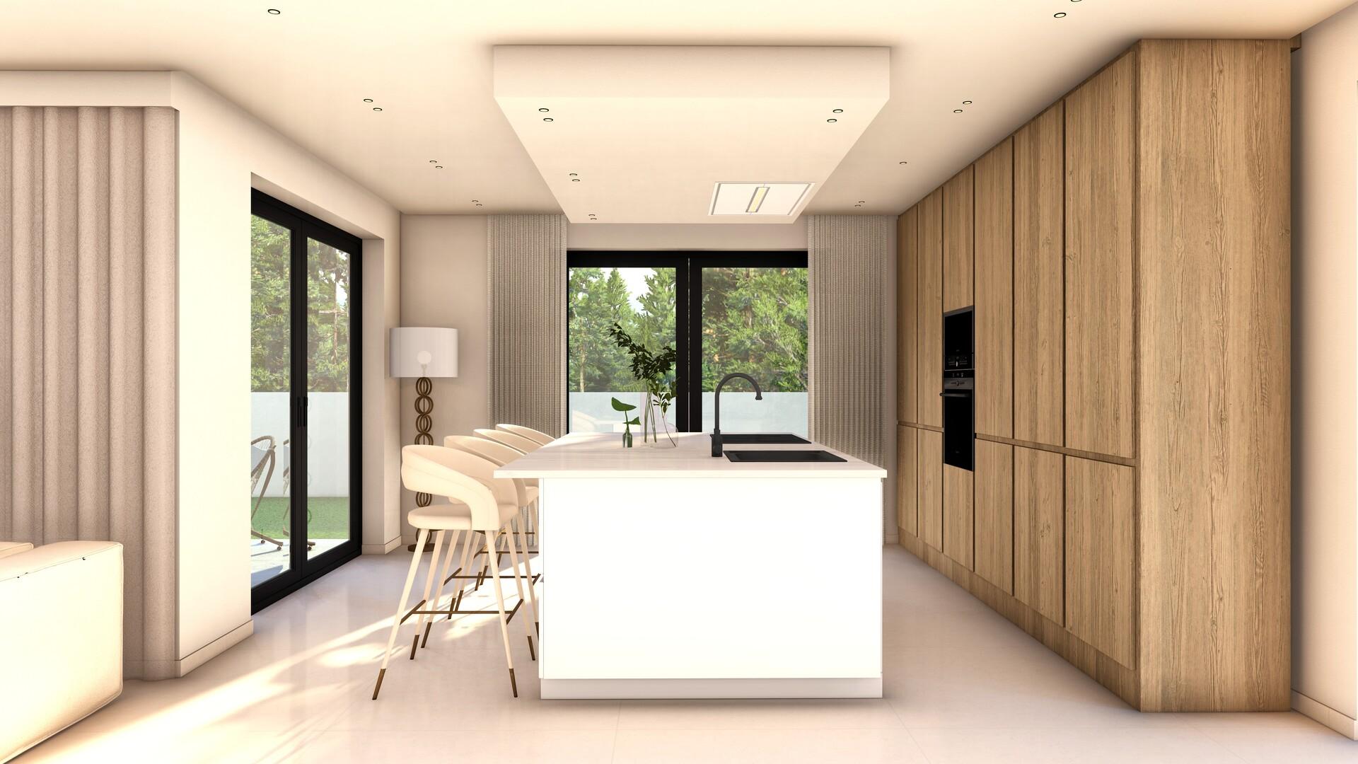 Bathroom fittings and tiles in new-build villa, Camporrosso Village