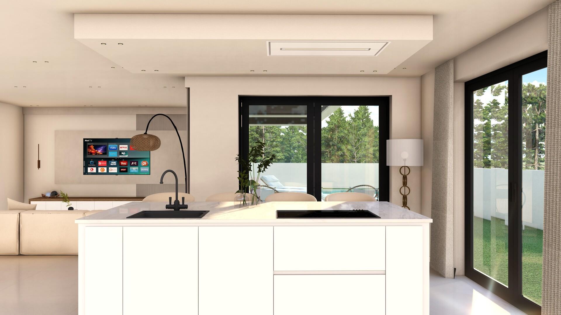 Corridor or utility area in new-build villa, Camporrosso Village