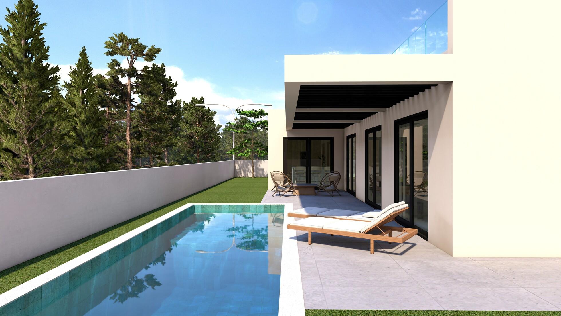 Main bedroom in new-build villa, Camporrosso Village, Finestrat