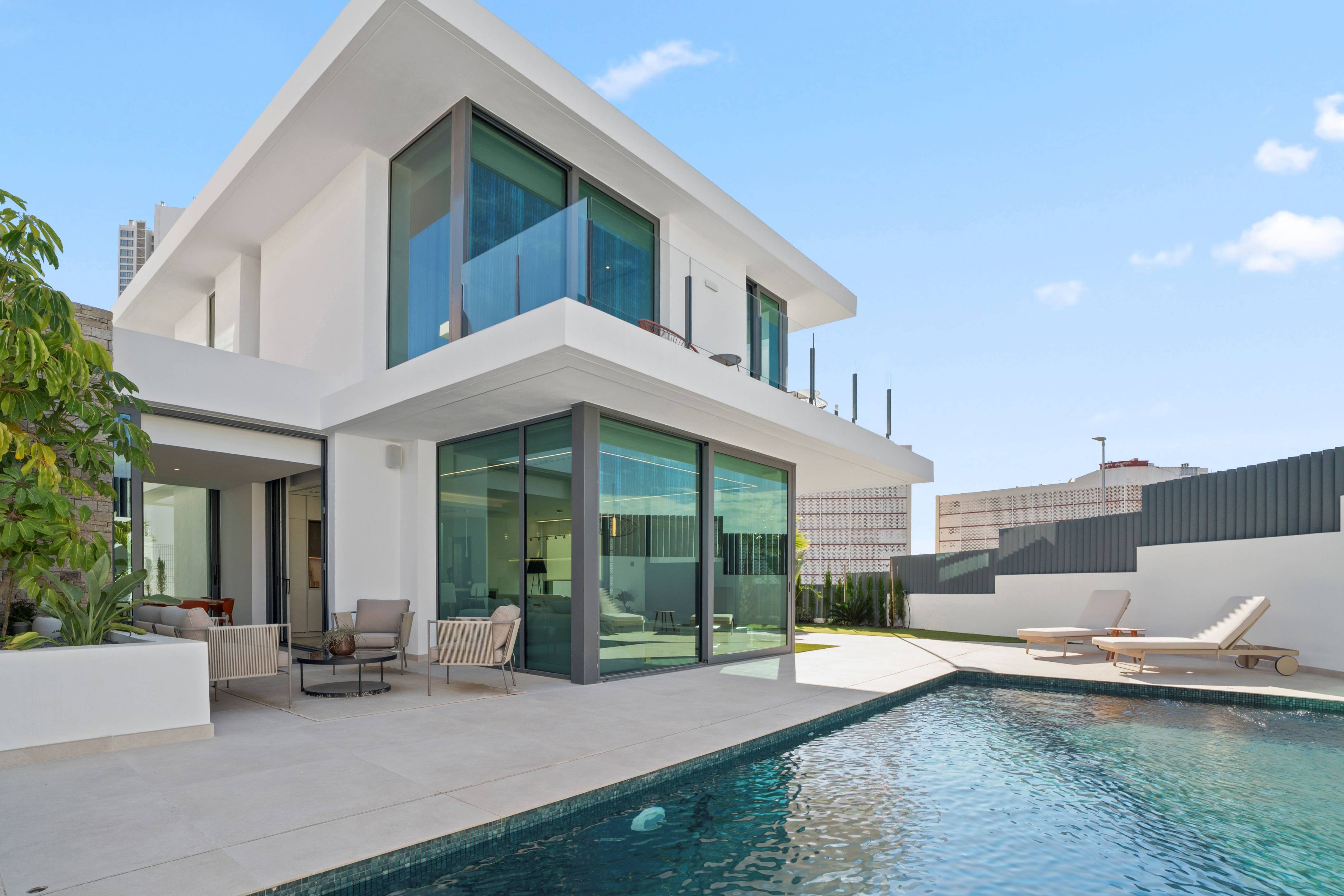 Second bedroom with window, new-build villa, Rincón de Loix, Benidorm