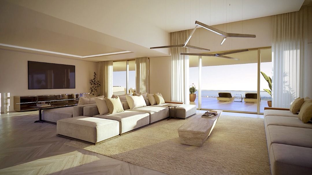 Bedroom with built-in wardrobe storage, new-build apartment, La Quinta, Benahavis
