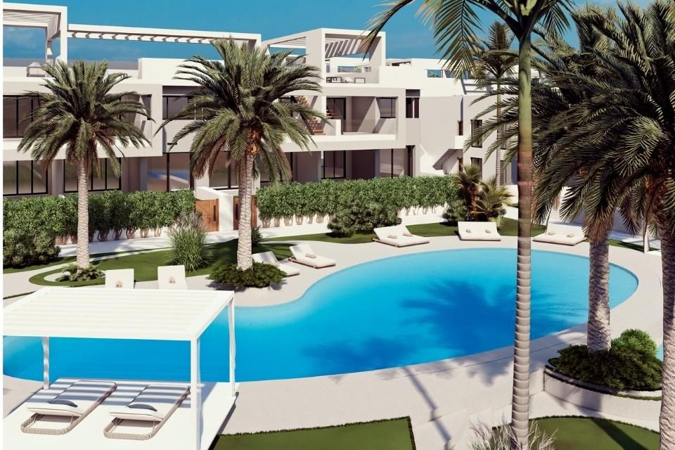 En-suite bathroom in 2-bedroom new-build bungalow, Los Balcones, Torrevieja