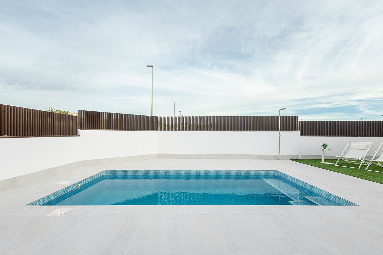 Fitted kitchen with integrated appliances in 2-bedroom new-build townhouse, Desamparados, Orihuela