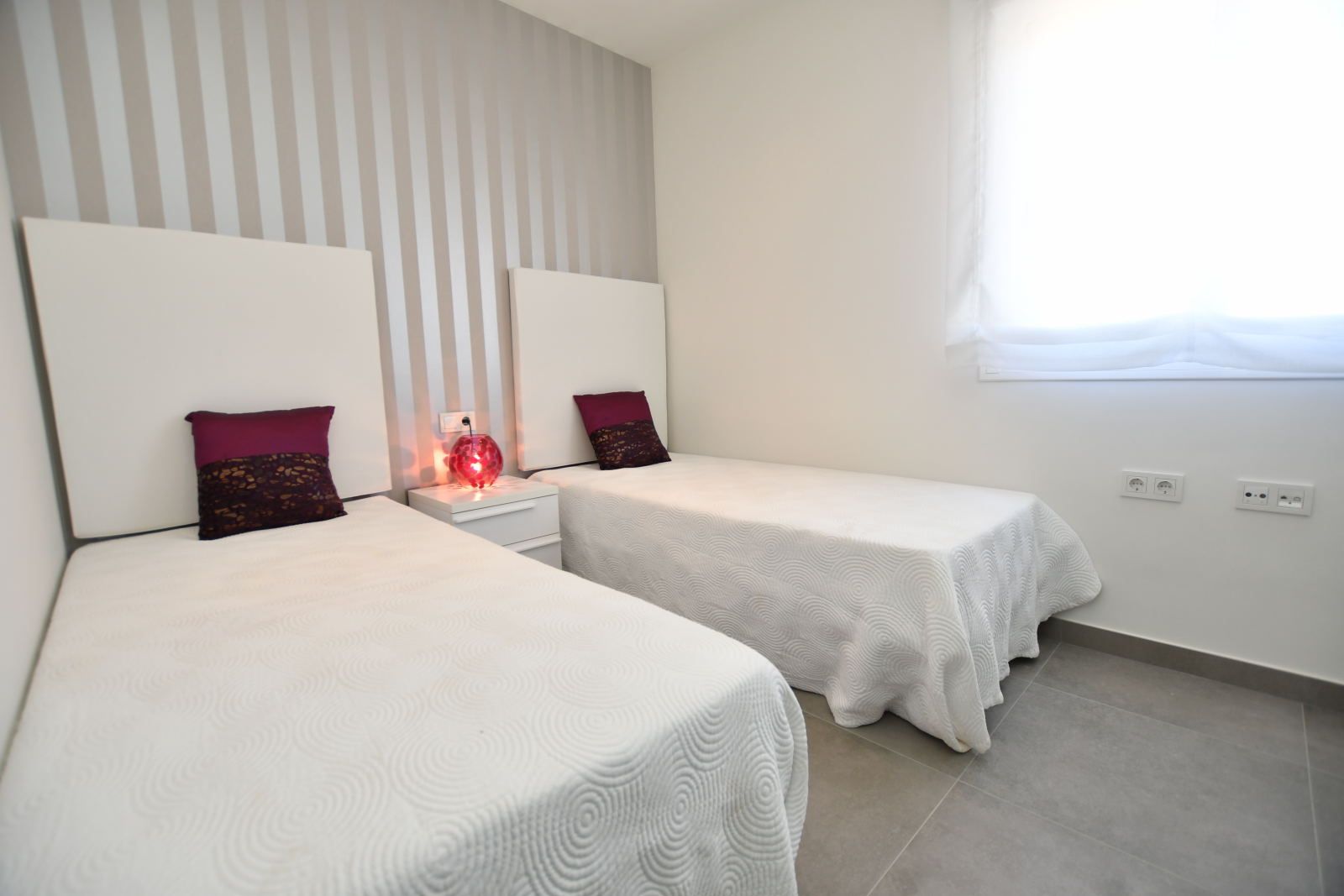 Open-plan kitchen and dining area in new-build apartment, Bellavista, San Miguel De Salinas