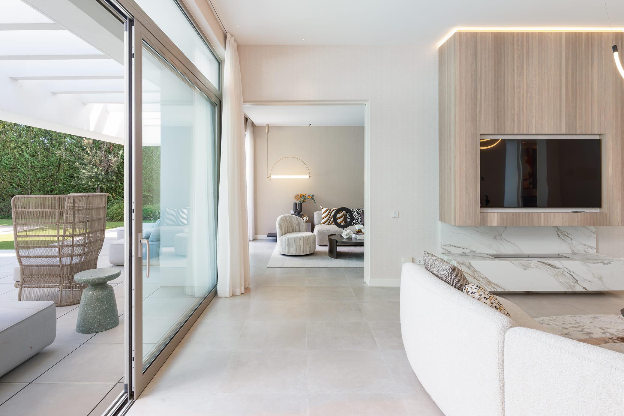 Upper floor landing in new-build villa, Bel-Air, Estepona