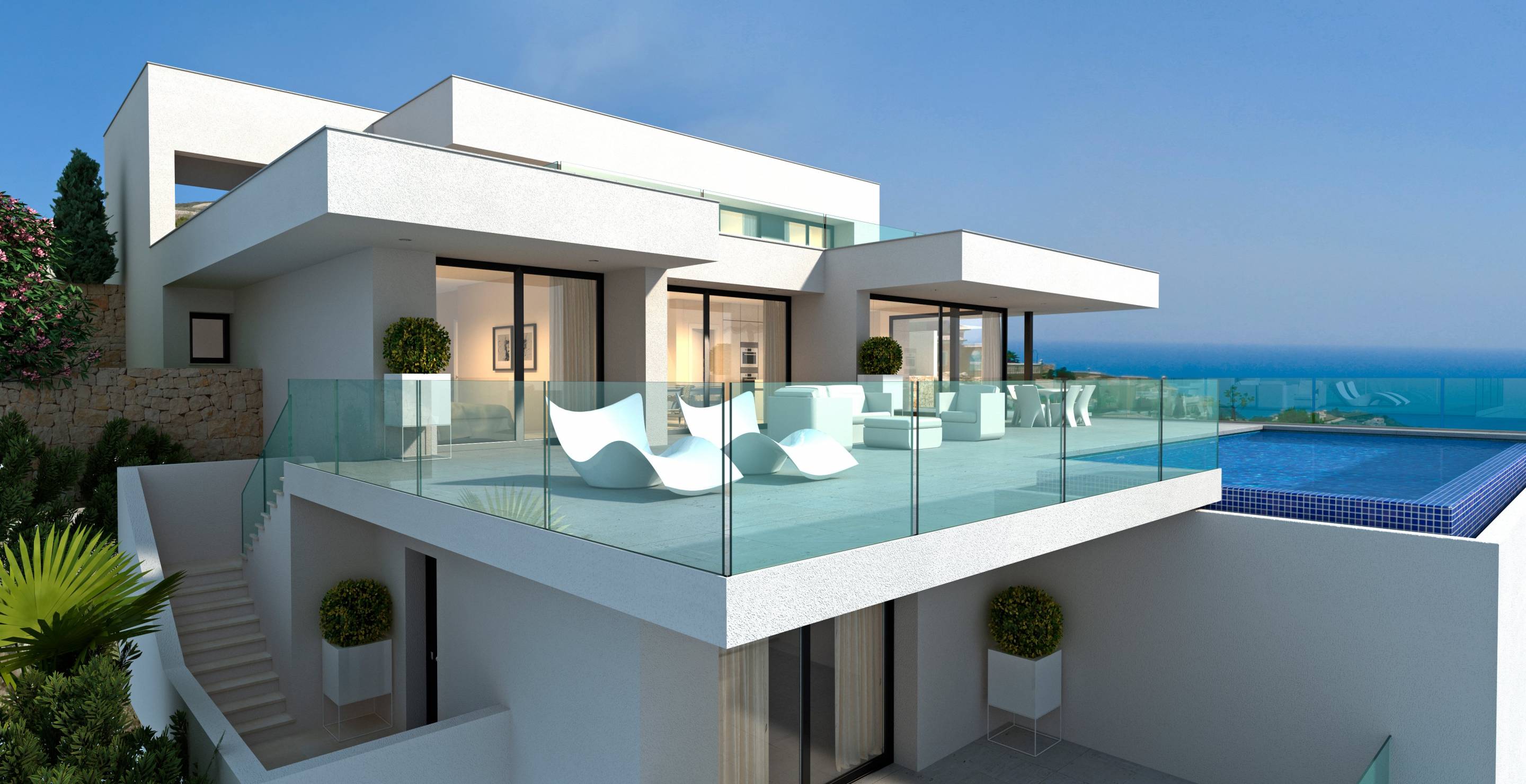 Second bedroom in new-build villa, Cumbre del Sol, Benitachell
