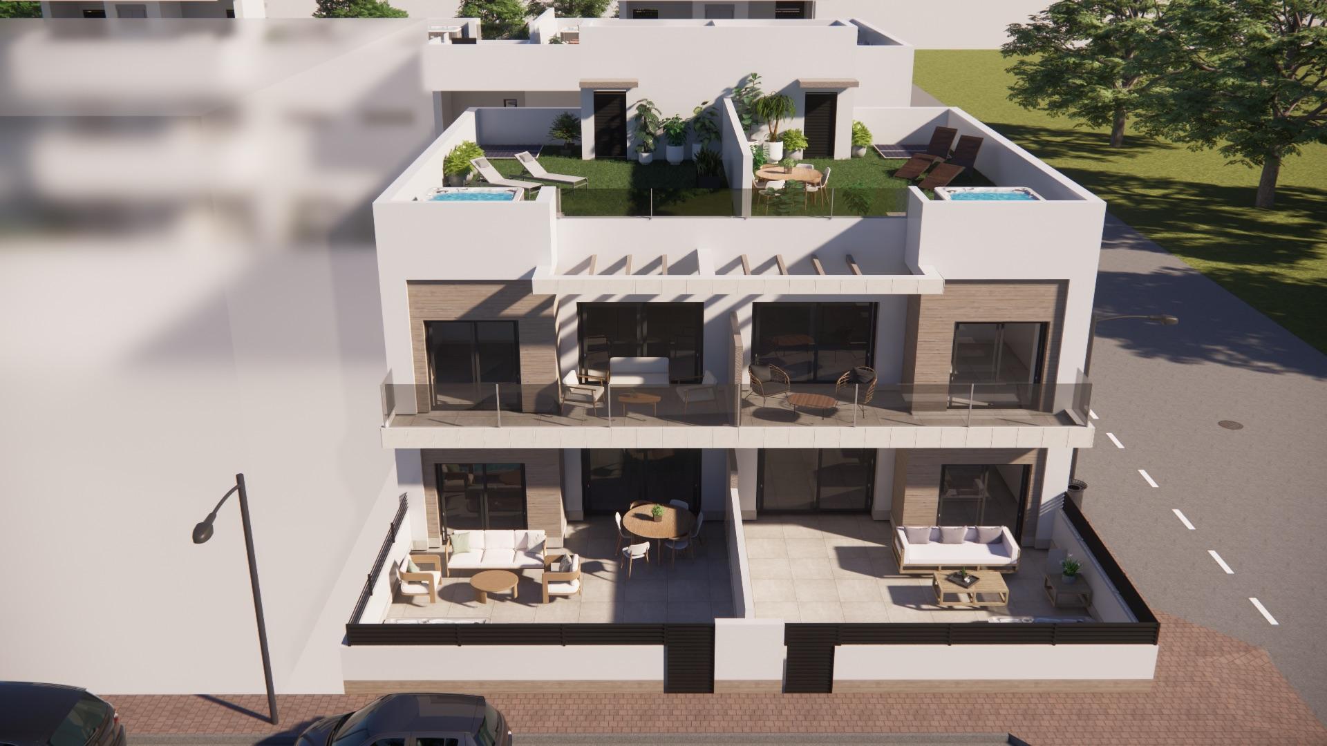 Garage included with new-build bungalow in Ciudad Quesada