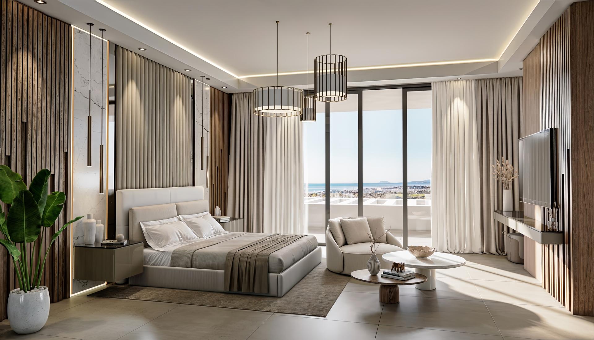 Second bedroom in new-build villa, Parque Central, Estepona