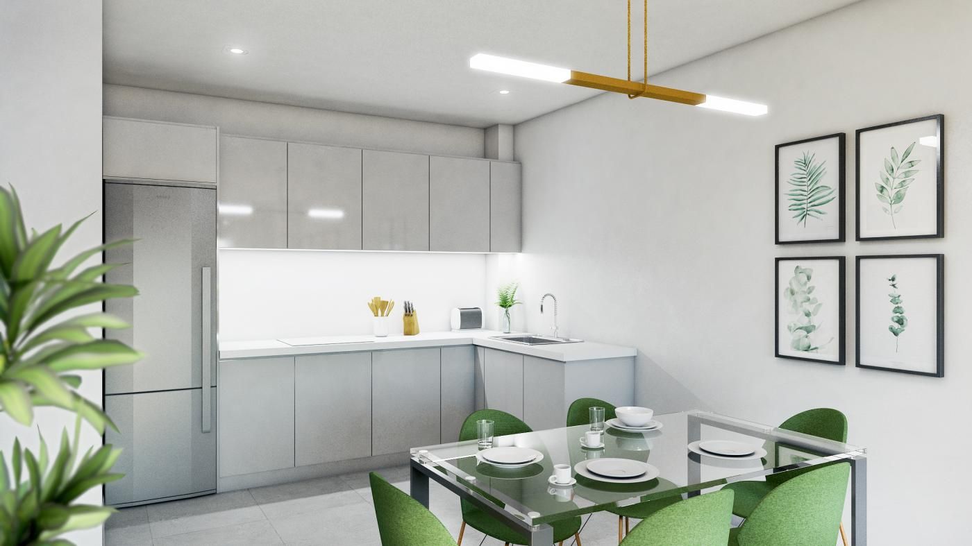 Kitchen in 2-bedroom penthouse, Los Pacos, Fuengirola