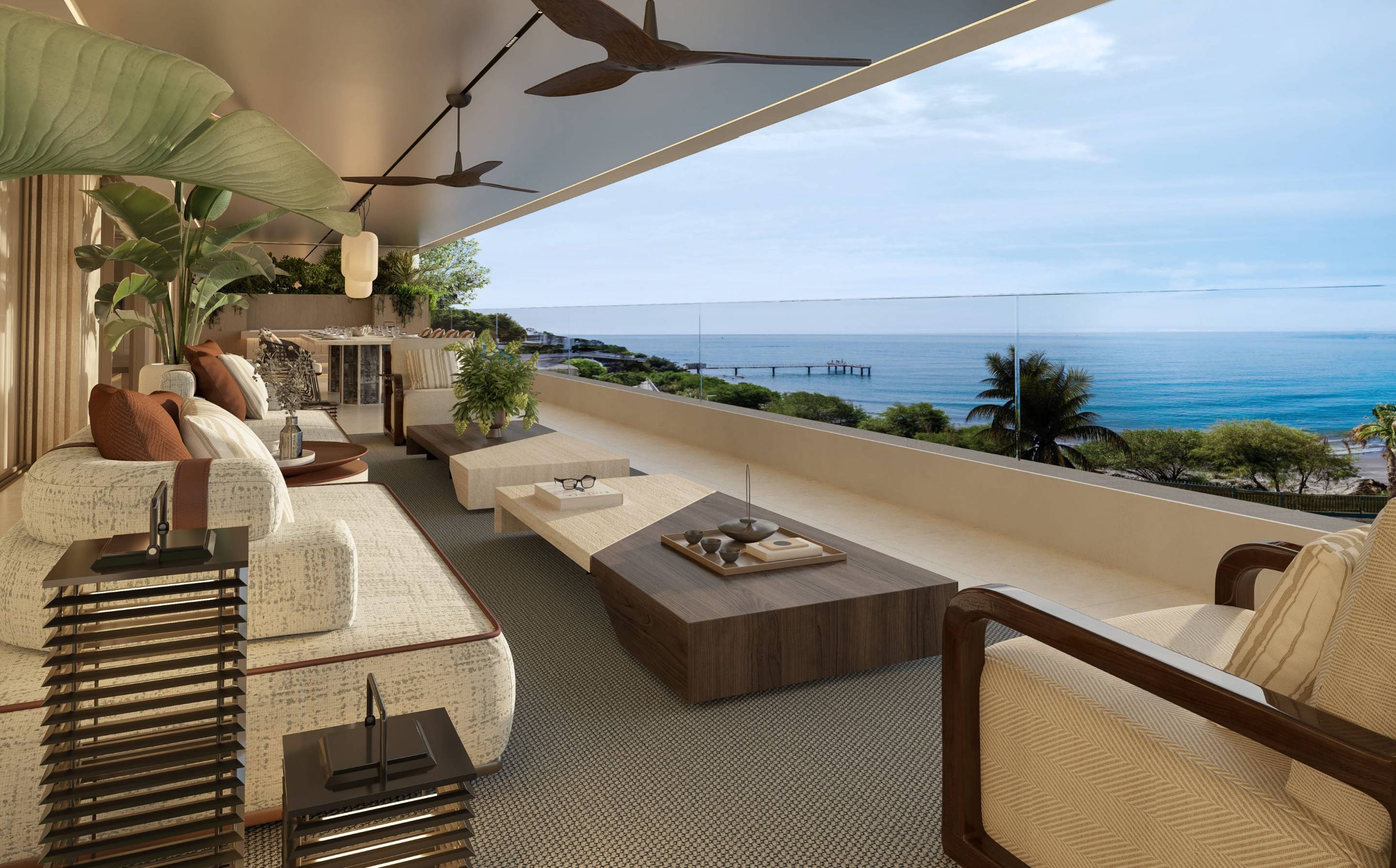 Terrace with jacuzzi in new-build apartment, Seghers, Estepona