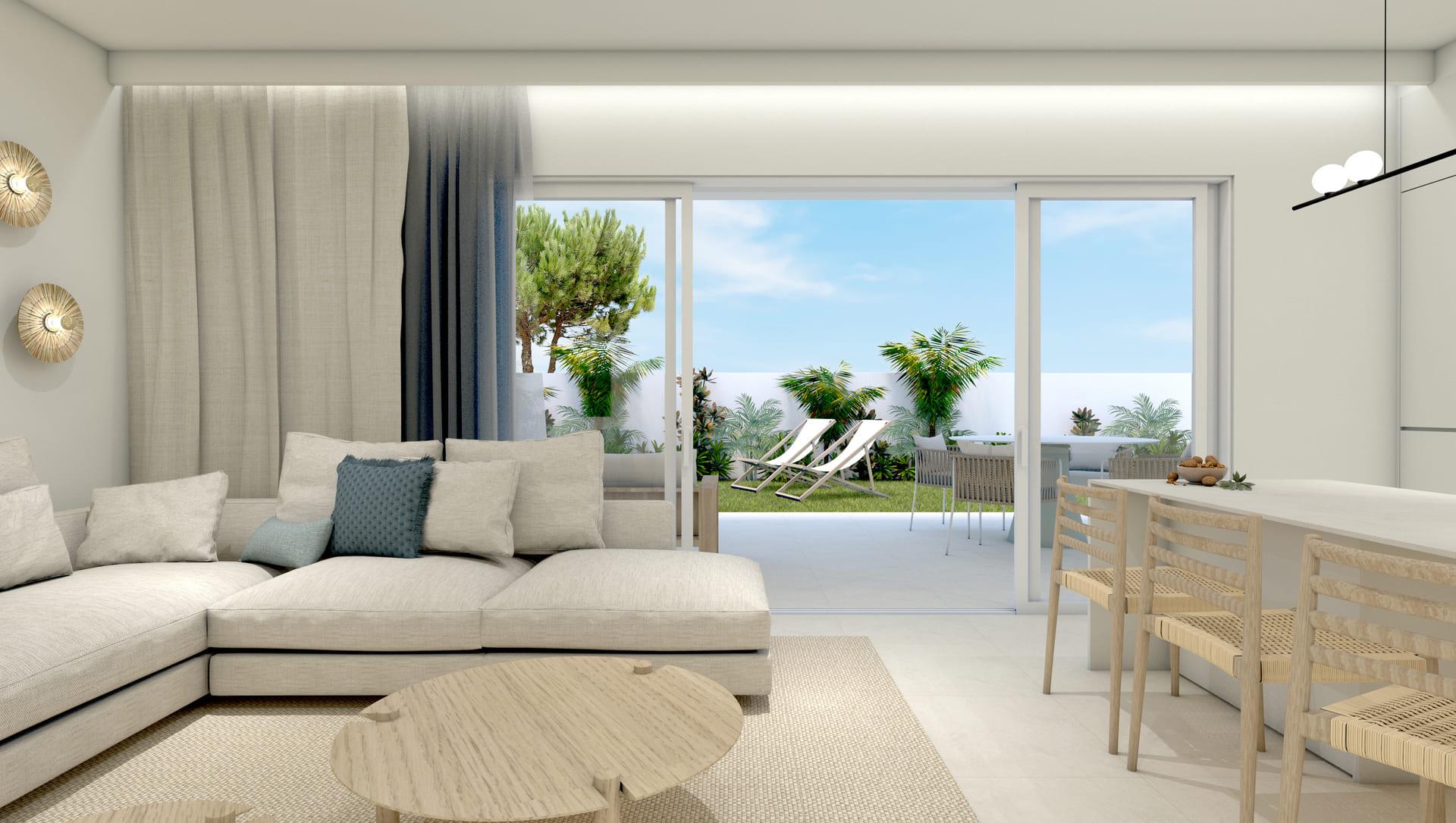 Kitchen fittings in 2-bedroom bungalow, Torre de la Horadada