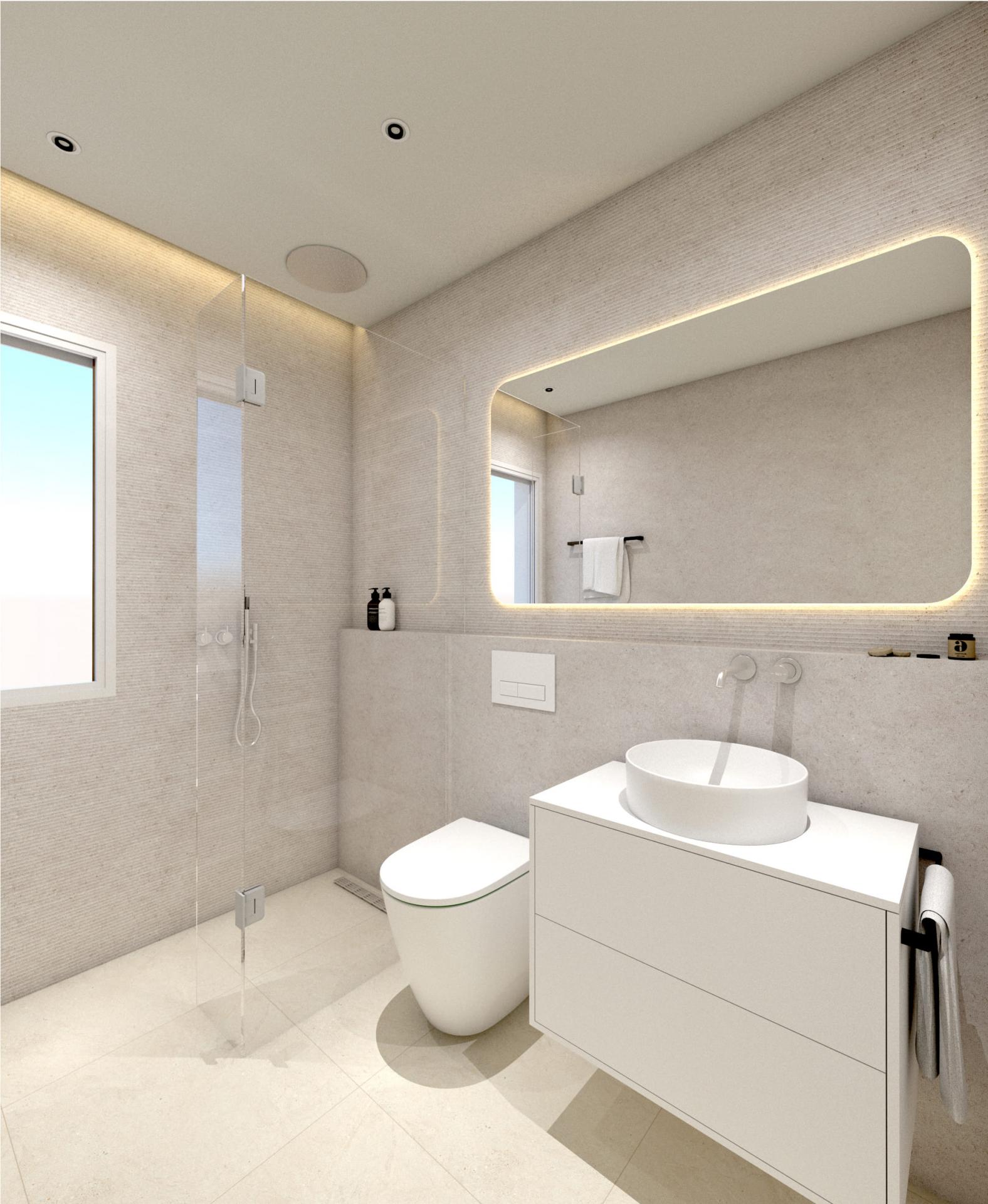 Bedroom window and natural light, new-build bungalow, Torre de la Horadada