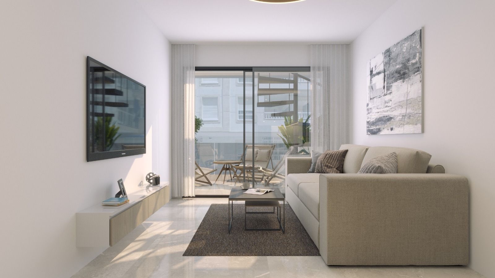 Hallway storage in 2-bedroom apartment, Paseo Marítimo, Torrevieja