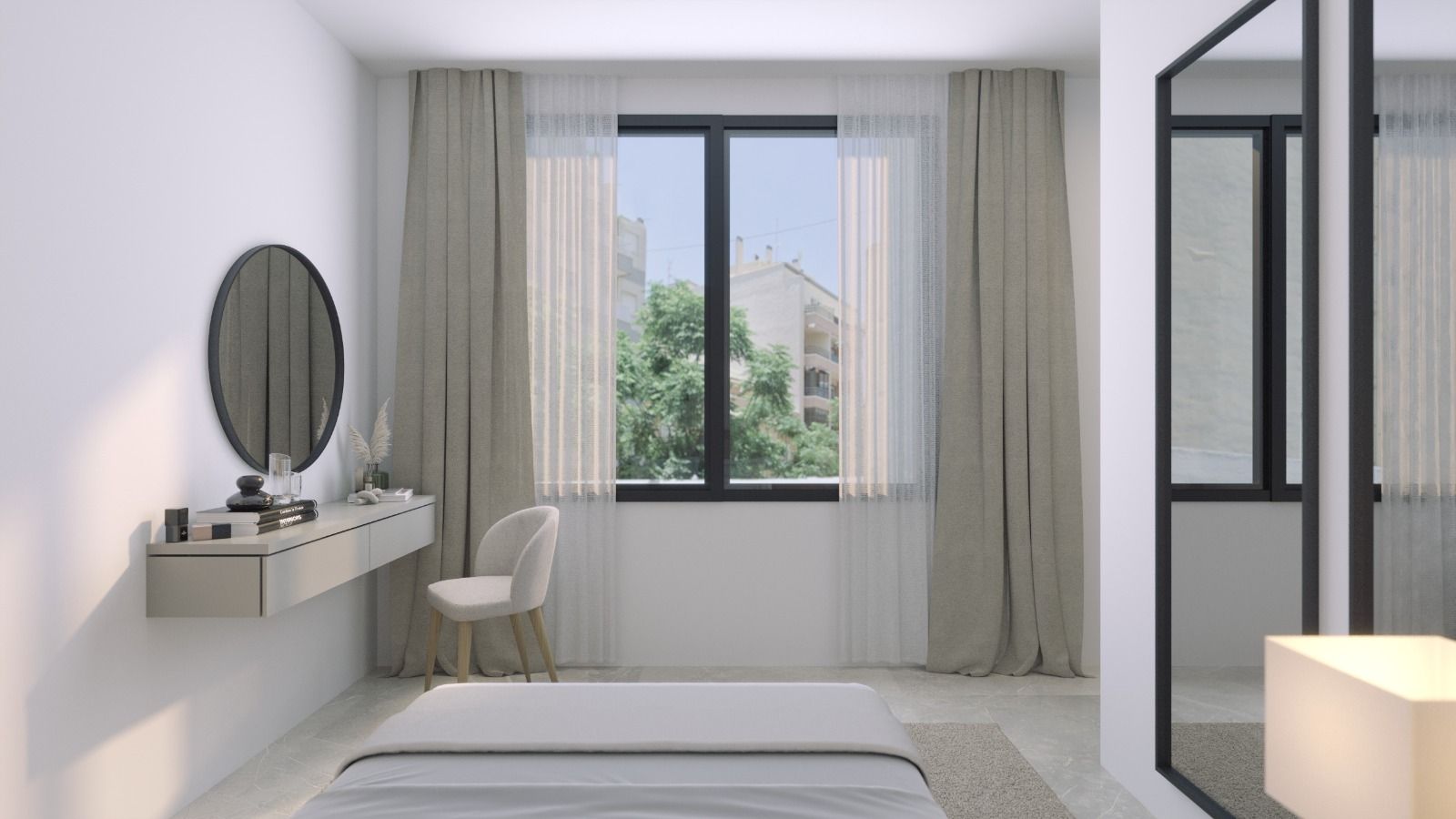 Second bathroom in 2-bedroom penthouse, Paseo Maritimo, Torrevieja