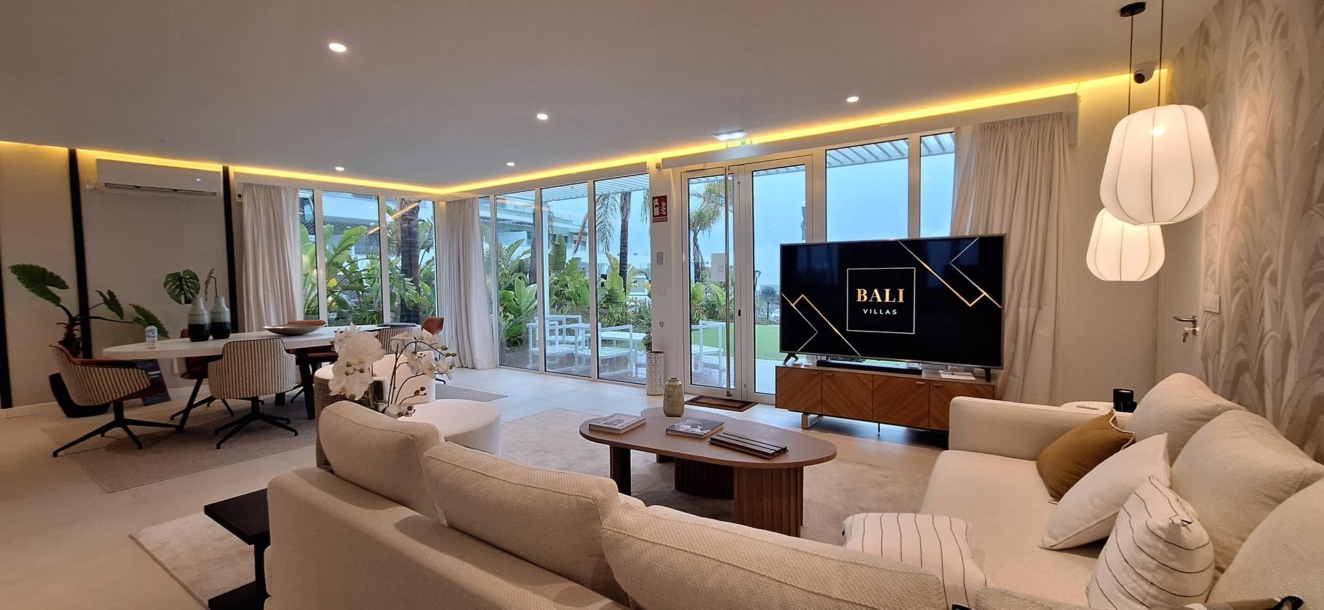Location setting of new-build villa in Riviera del Sol, Mijas