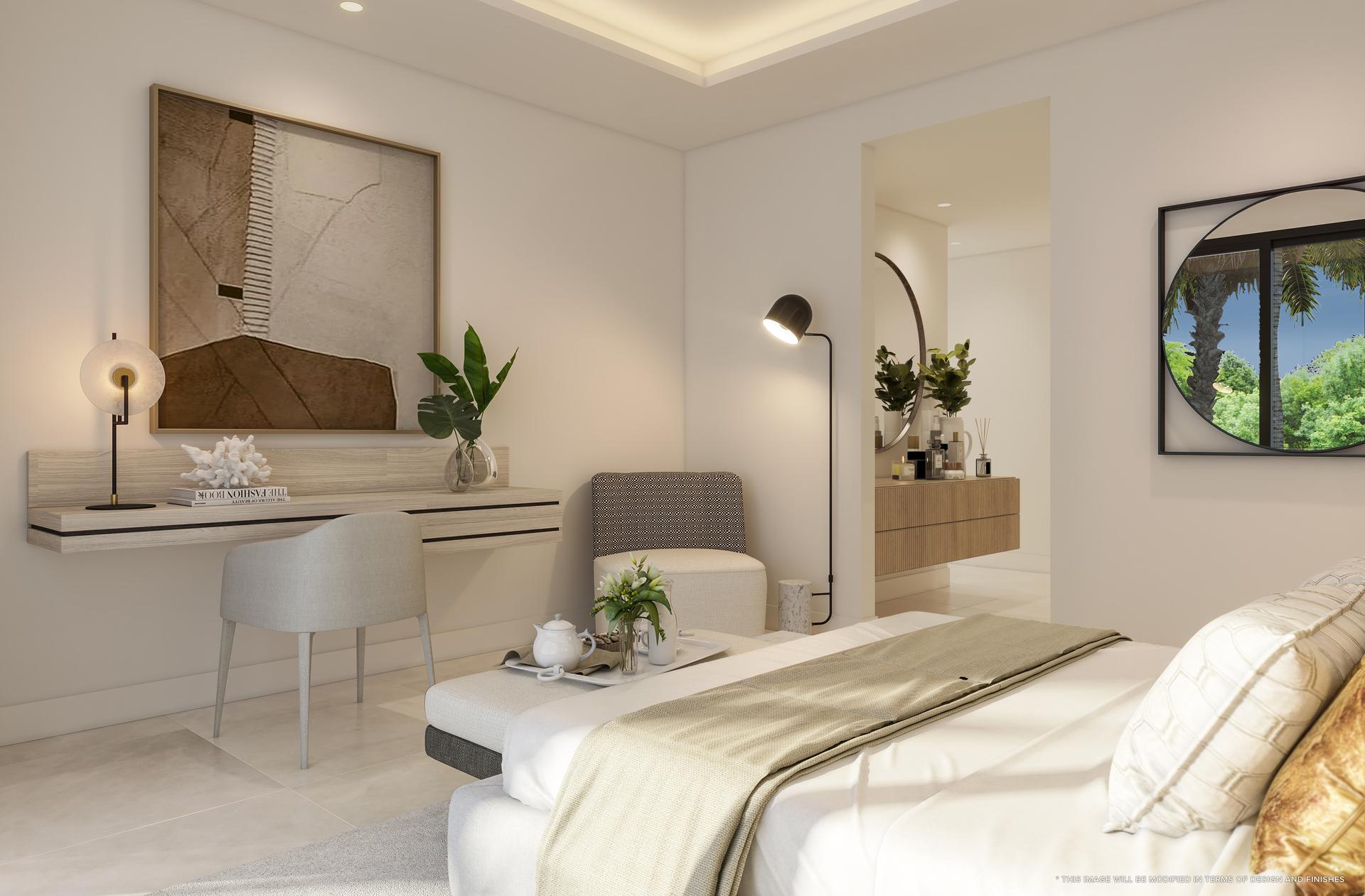 Bathroom with modern fittings, new-build villa, Riviera del Sol