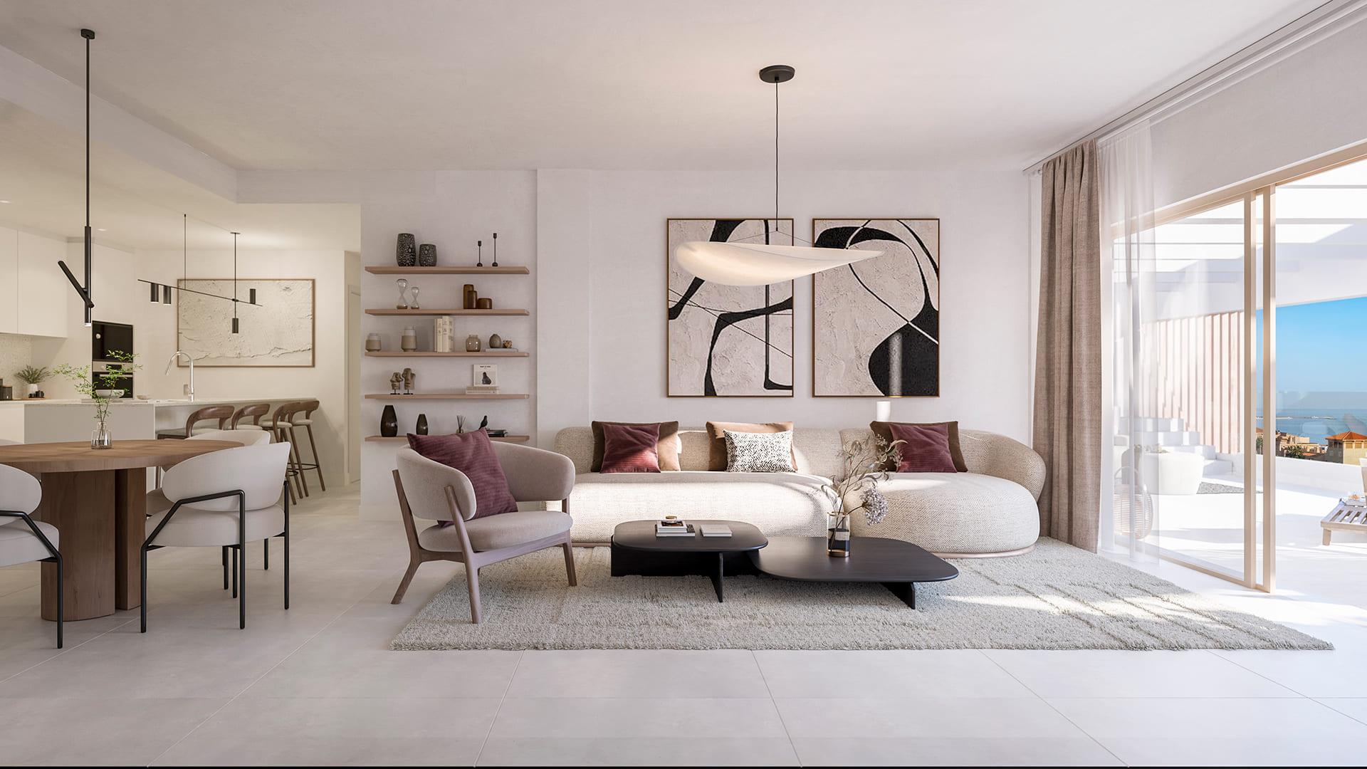 Second bedroom in 2-bedroom new-build apartment, Arroyo Vaquero, Estepona