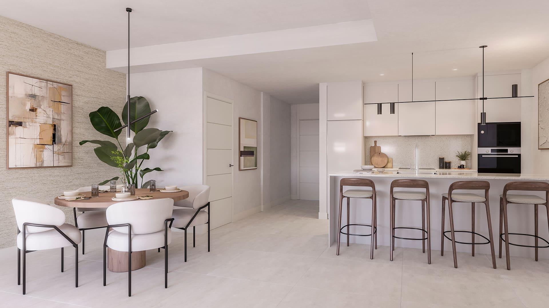 Bathroom in ground-floor new-build apartment, Arroyo Vaquero, Estepona