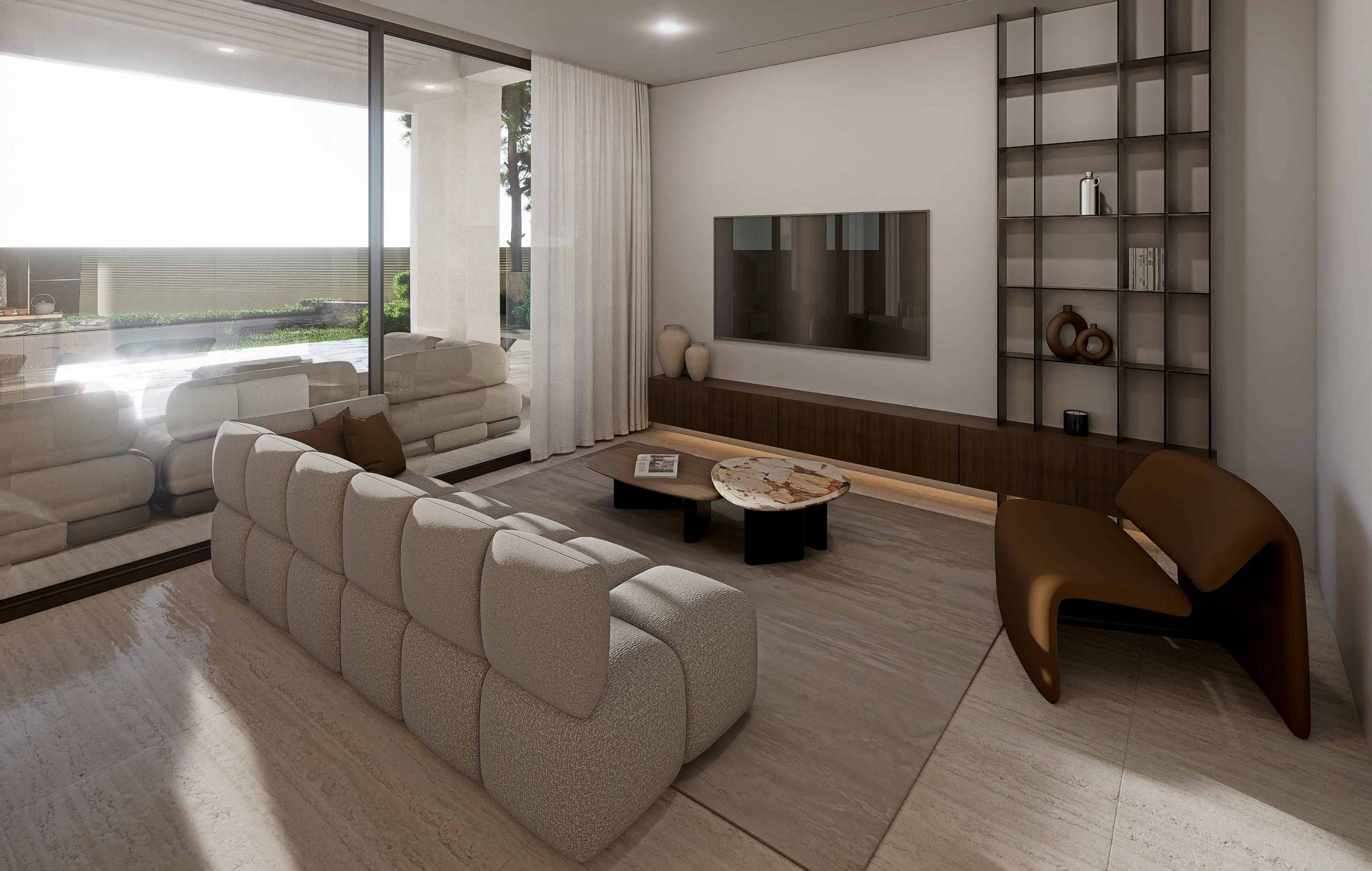 Swimming pool with paved surround, 3-bedroom villa Las Colinas Golf