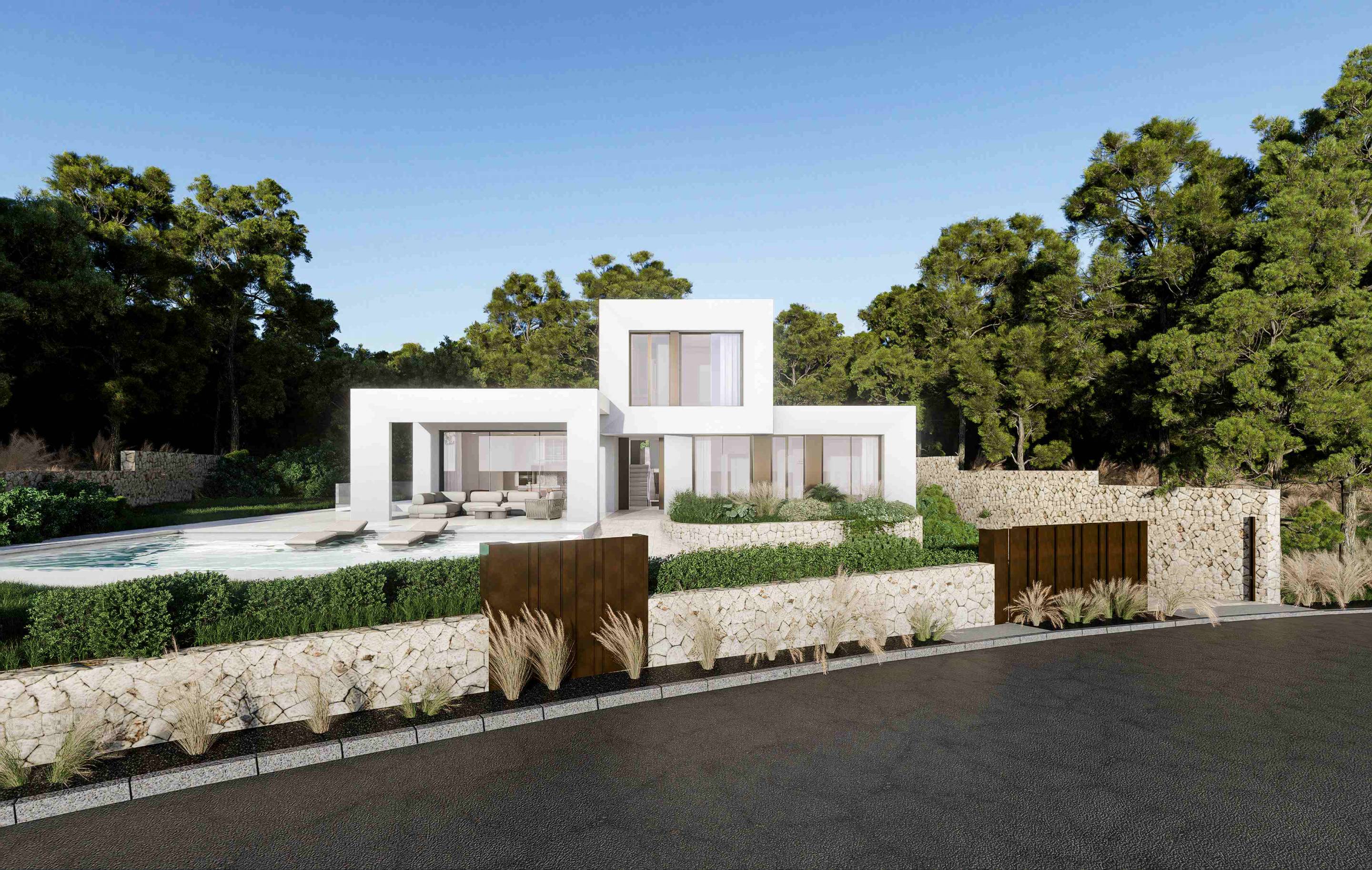 Bathroom tiling and fittings in new-build villa, Las Colinas Golf, Orihuela