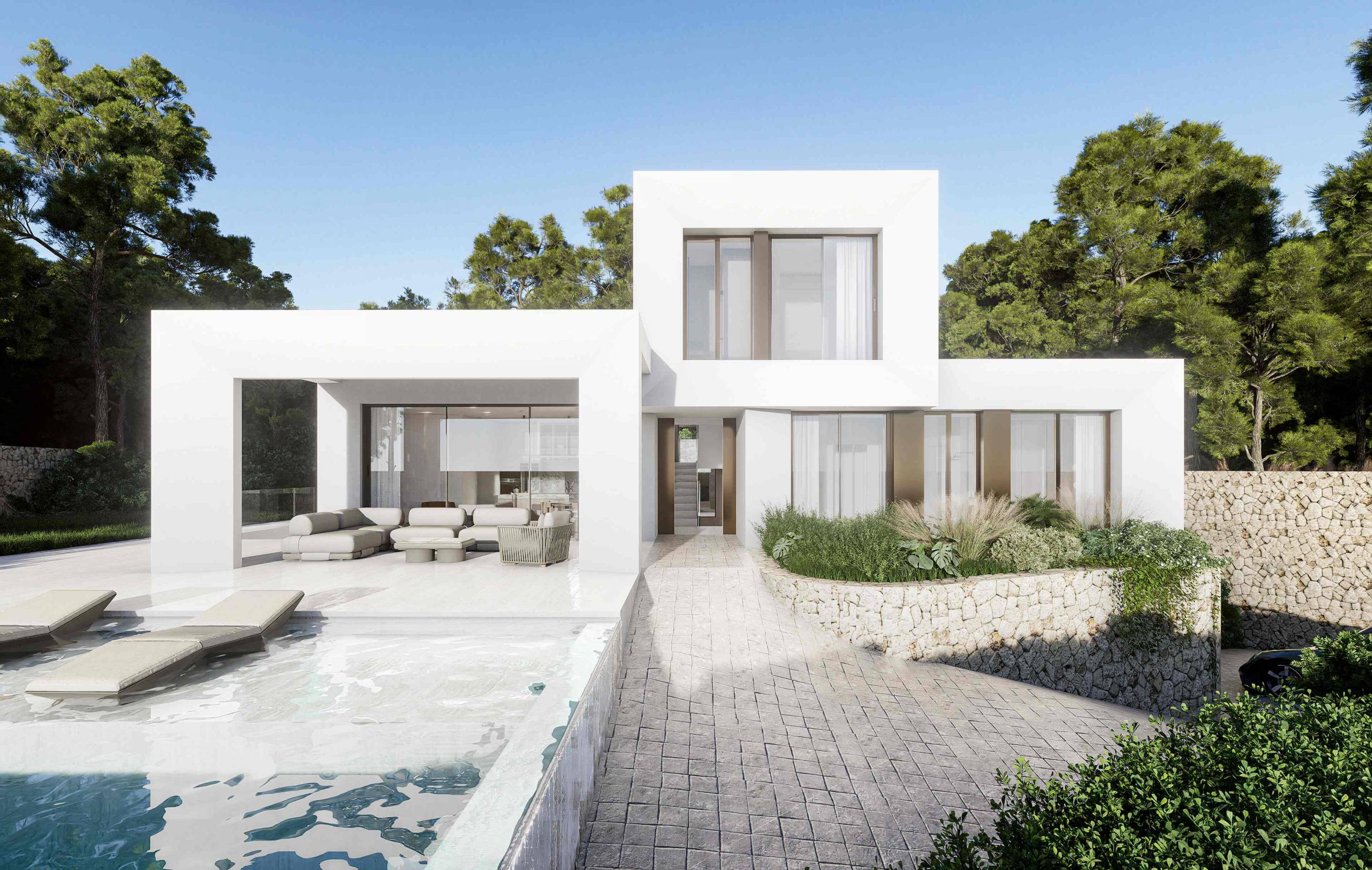 Kitchen and dining area in new-build villa, Las Colinas Golf, Orihuela