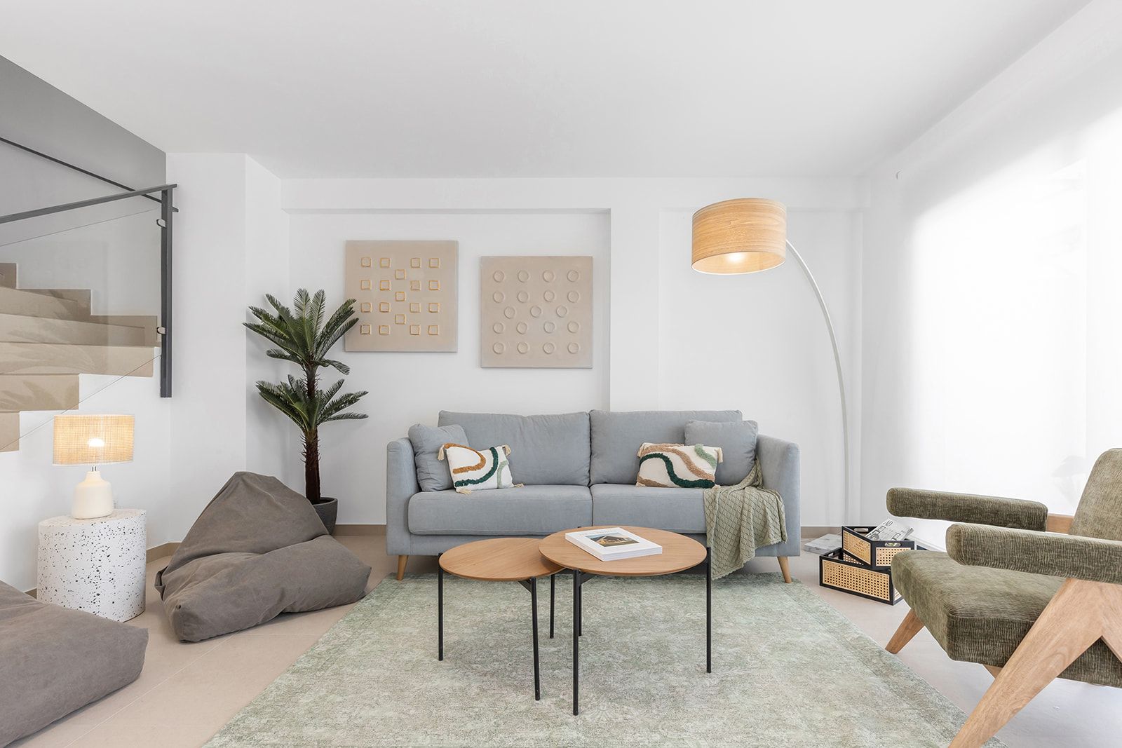Bedroom with built-in wardrobe in 3-bedroom townhouse, Rafal