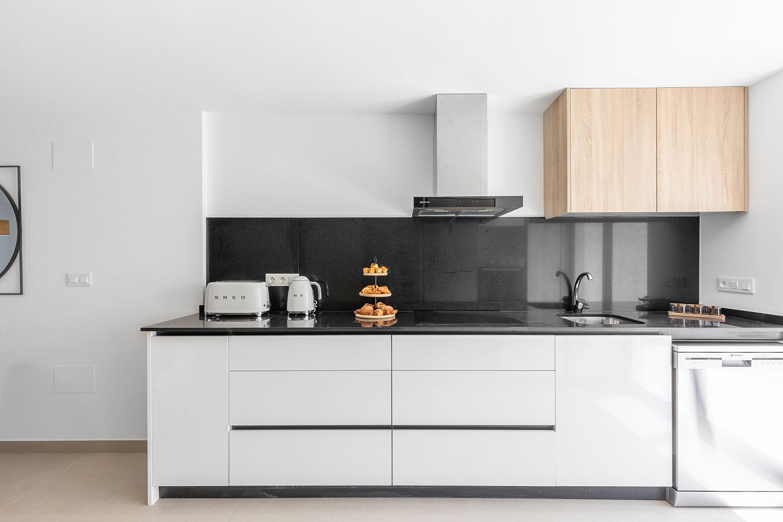 Bedroom interior in new-build townhouse, Rafal, Alicante