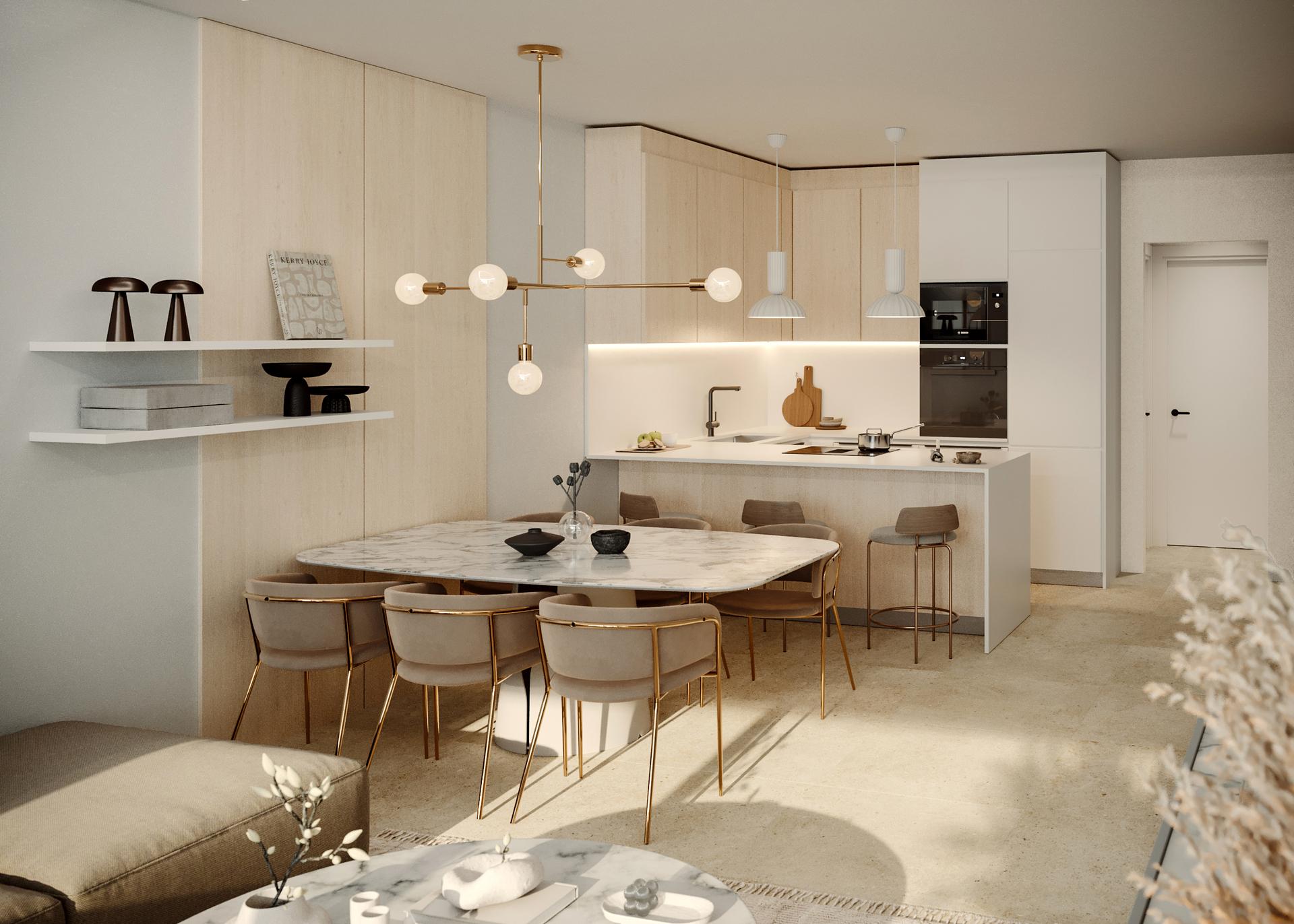 Second bathroom in 2-bedroom penthouse, Torreblanca del Sol, Fuengirola