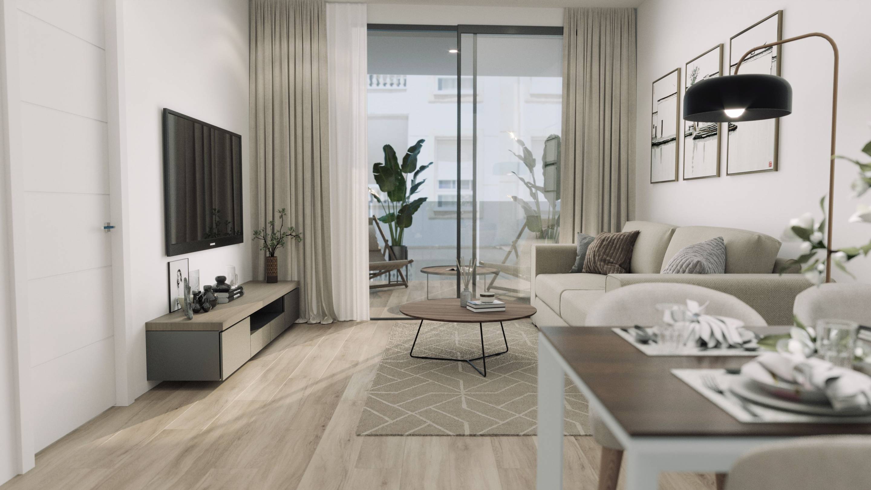 Kitchen island or breakfast bar in new-build apartment, Estación de Autobuses, Torrevieja